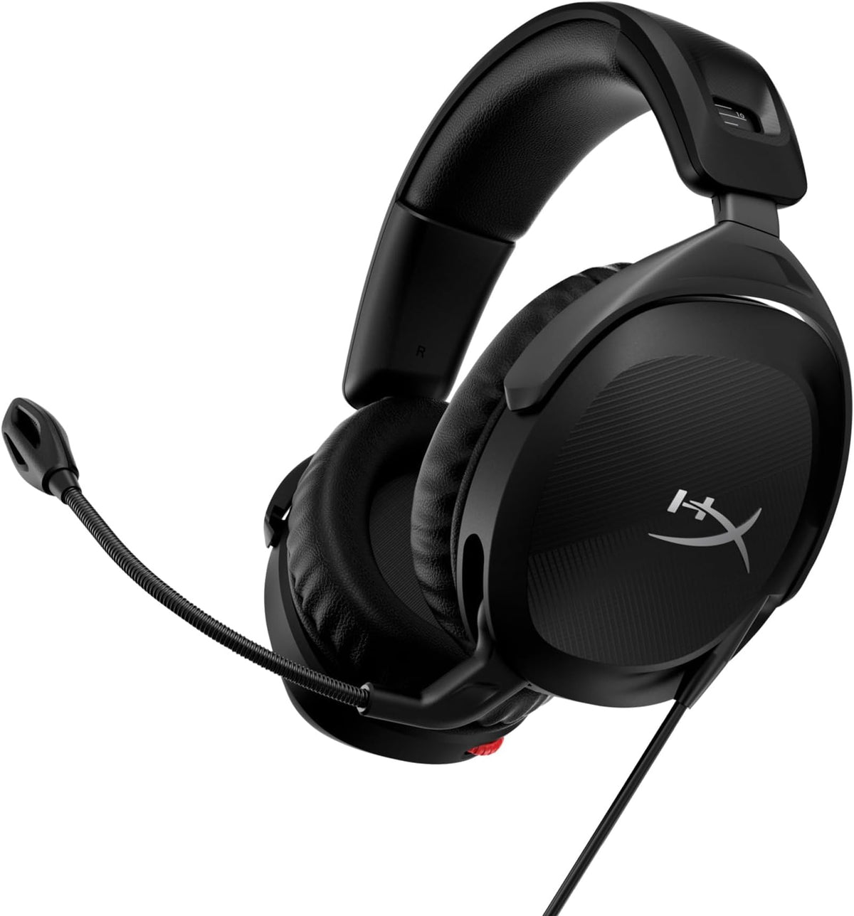 HyperX Cloud Stinger 2 – Gaming Headset, DTS Headphone:X Spatial Audio, Lightweight Over-Ear Headset with mic, Swivel-to-Mute Function, 50mm Drivers, PC Compatible, Black