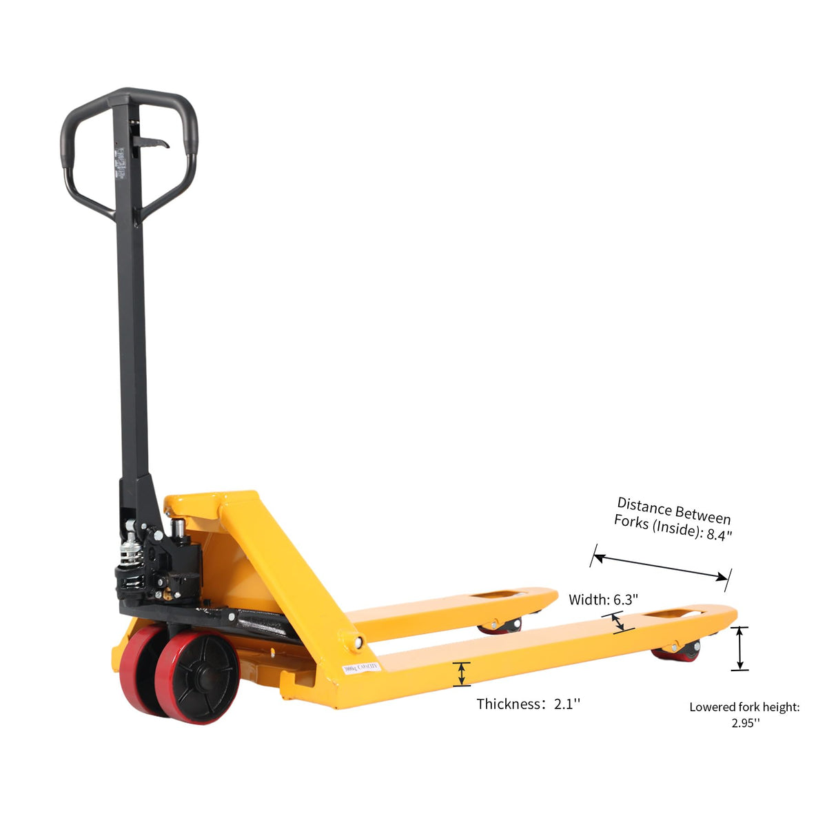 Tory Carrier Pallet Jack 11000lbs Capacity, Heavy Duty Manual Pallet Truck 48" x 27" Forks