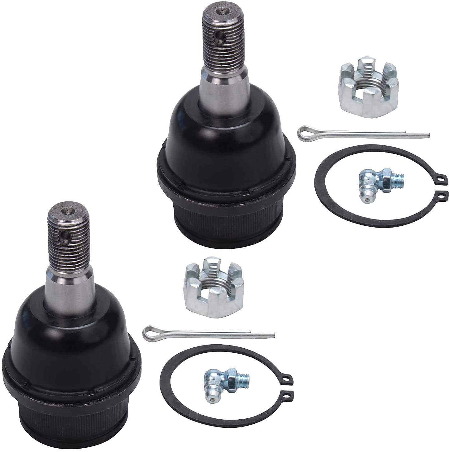 Detroit Axle - 4WD Front 4pc Ball Joints for Ford F-250 F-350 F-450 F-550 Excursion, 4 Upper & Lower Ball Joints Replacement