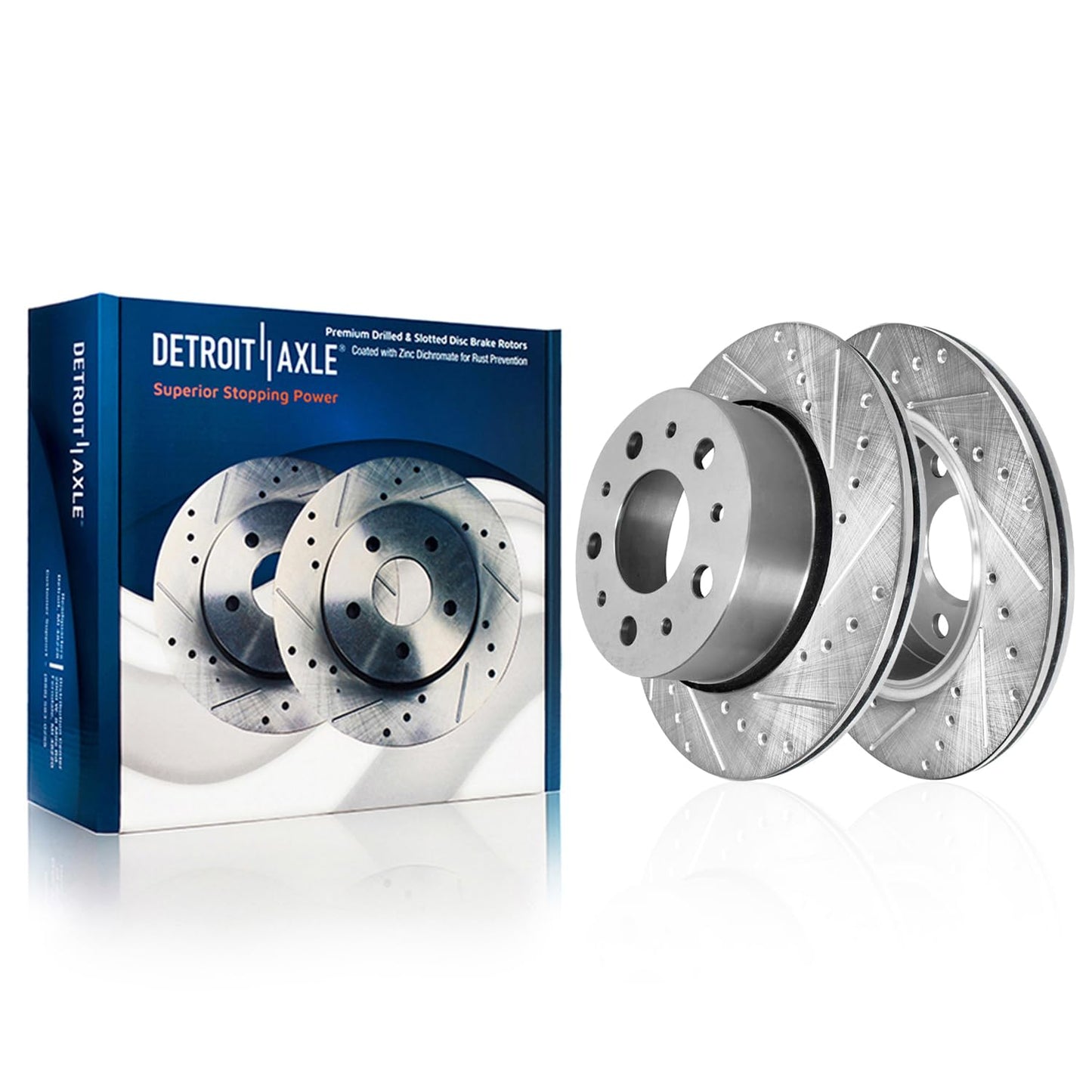 Detroit Axle - Brake Kit for 2013-2025 Nissan Altima Disc Brake Rotors Ceramic Brakes Pads 2014 2015 2016 2017 2018 2019 2020 2021 2022 2023 2024 Replacement: 11.65" inch Front 11.46" inch Rear Rotor