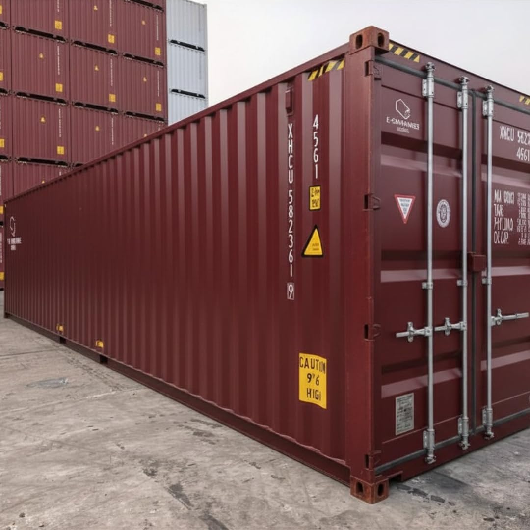 Econtainers Standard Steel Shipping Storage Container 40HC | shipping container