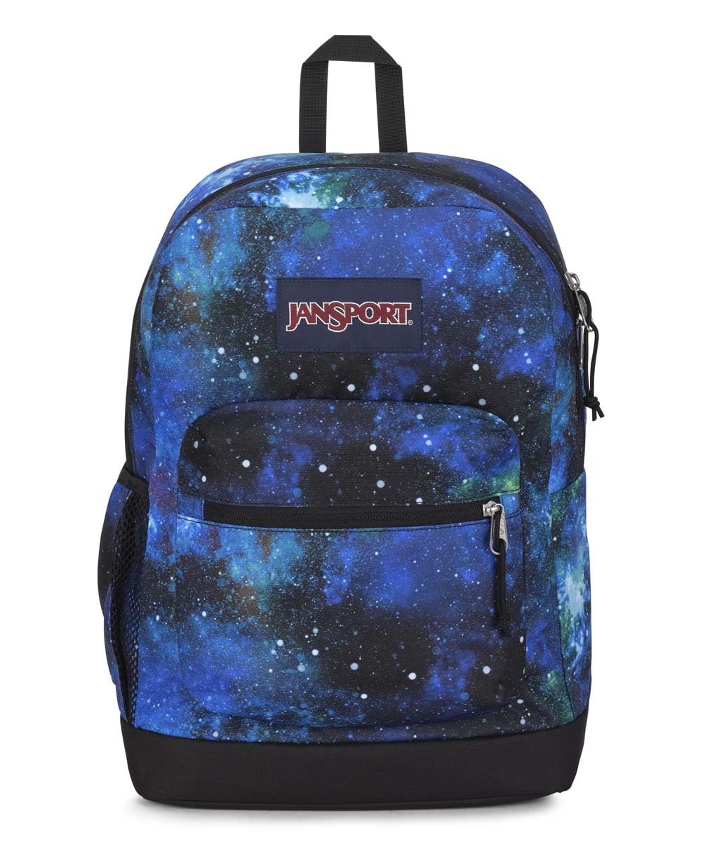 JanSport Cross Town Plus Backpack - Large Main Compartment, Side Water Bottle Pocket, 15-Inch Padded Laptop Sleeve - Black
