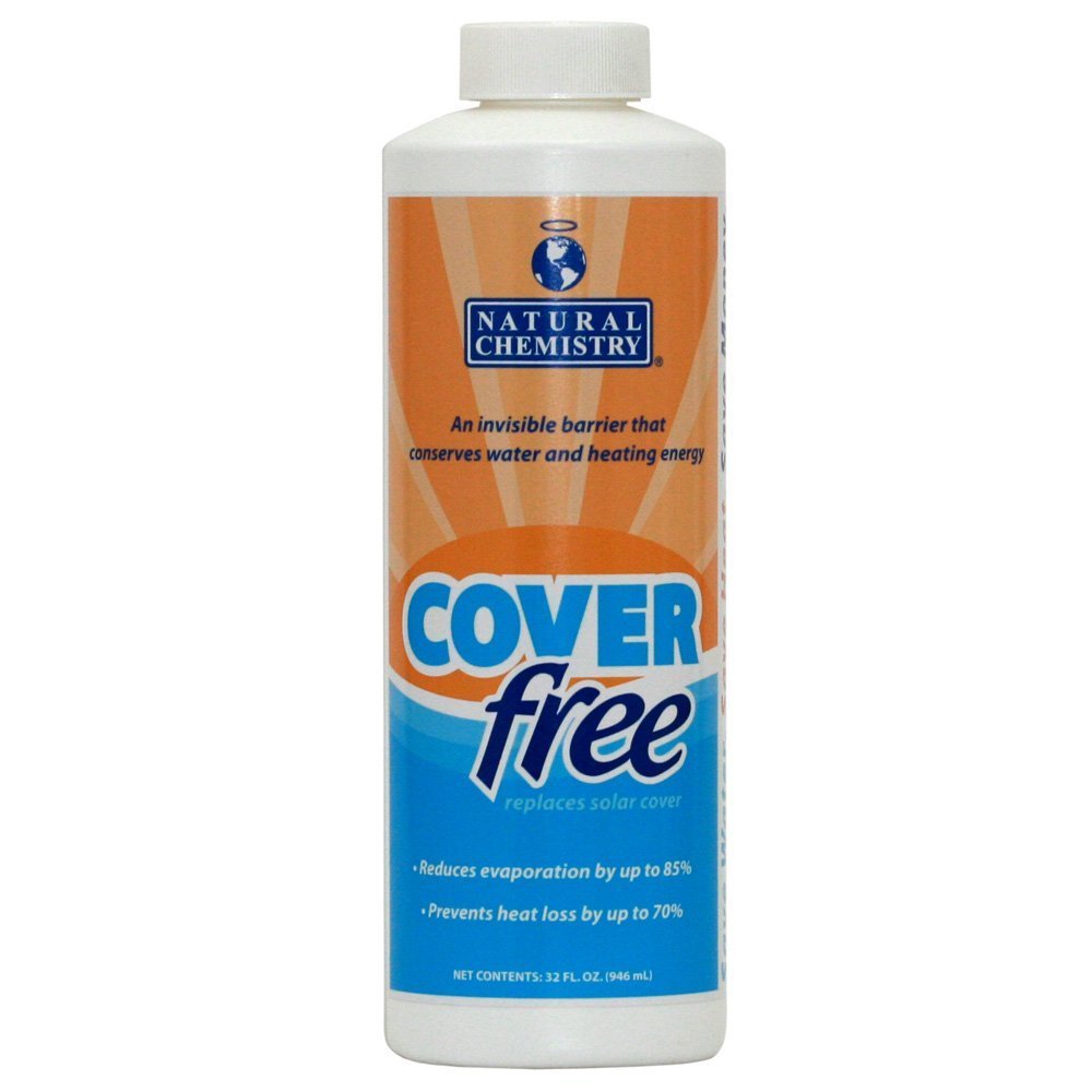 Natural Chemistry Cover Free, Liquid Solar Blanket, 1 Quart, Single Pack | Advanced Mono-Layer Technology, pH Neutral Formula, Safe to Use with All Sanitizing Systems