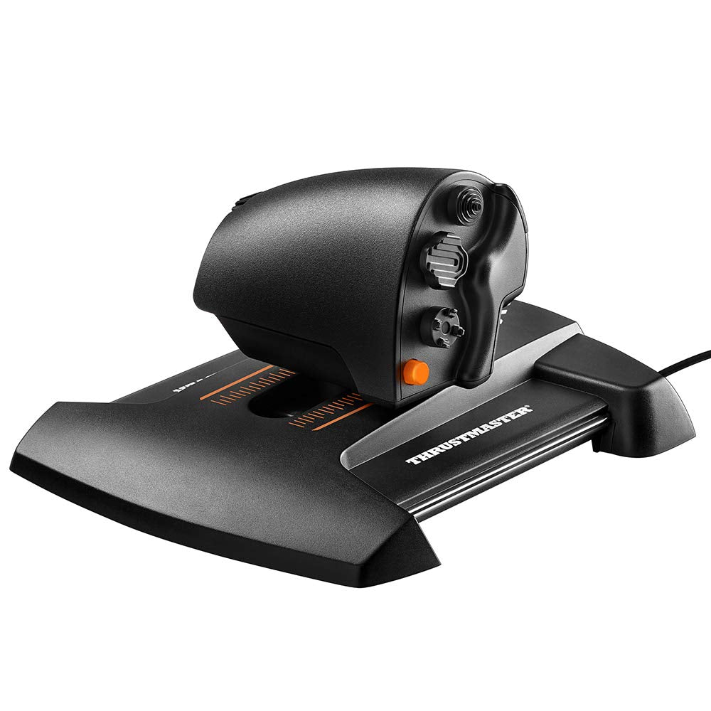 Thrustmaster T16000M FCS Space Sim Duo Combat Flight Sim Joystick - PC | Dual Hall-Effect sticks, 32 programable buttons, weighted bases, 8-way hat switch, 4 axes, twist rudder, integrated throttle
