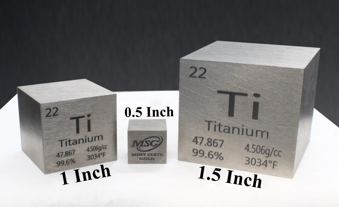 99.95% Pure 1" Inch Copper Cube - Element Design with Certificate of Authenticity