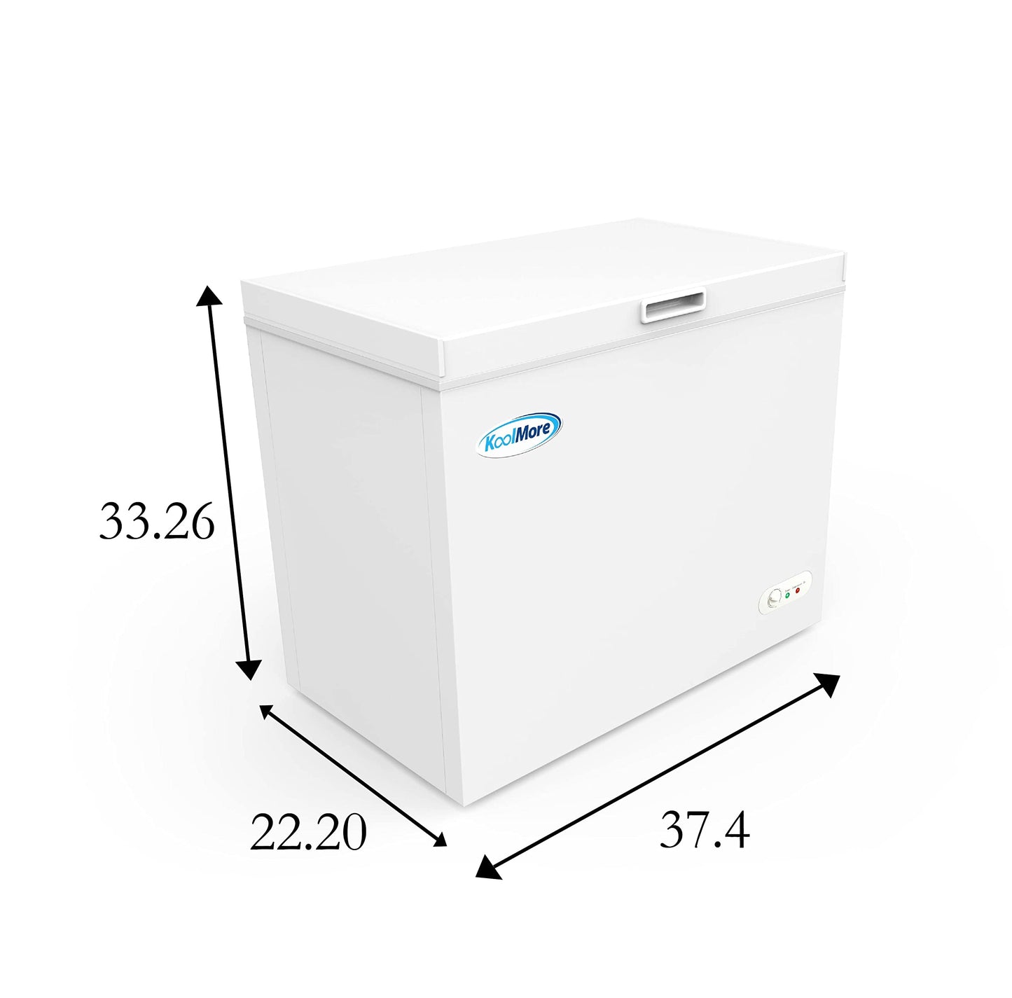 KoolMore SCF-20C Chest Freezer, 20 cu. Ft, White