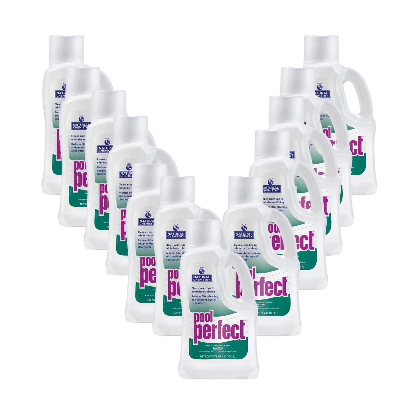 Natural Chemistry Pool Perfect, 3 Liter, Single Pack | Reduce Scum Lines and Filters Cleanings, Ensures Crystal Clear Water, Compatible with All Sanitizing Systems