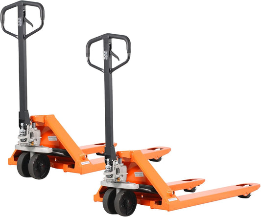Tory Carrier Manual Pallet Jack Truck 5500lbs Capacity, Pallet Truck 48”L×21”W Forks 2PC