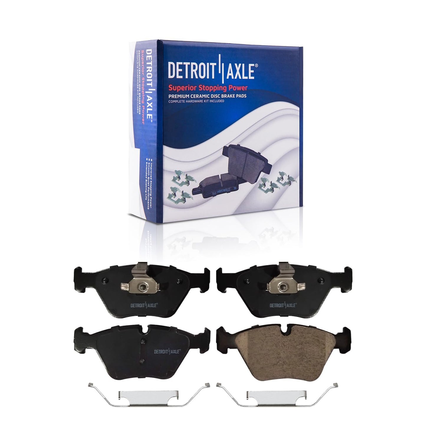 Detroit Axle - Brake Kit for 2014-2020 INFINITI QX60 2013-2020 Nissan Pathfinder 2015-2021 Murano, Disc Rotors Ceramic Pads Replacement: 12.60 inch Front and 12.13 inch Rear Rotor