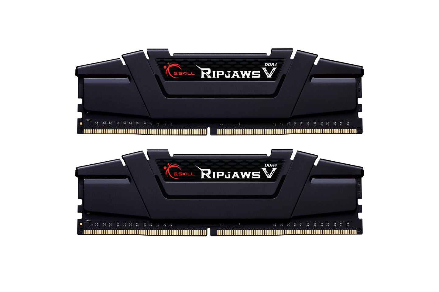 G.SKILL RipjawsV Series DDR4 RAM (XMP) 32GB (2x16GB) 3600MT/s CL16-19-19-39 1.35V Intel AMD Desktop Computer Memory U-DIMM - Black (F4-3600C16D-32GVKC)