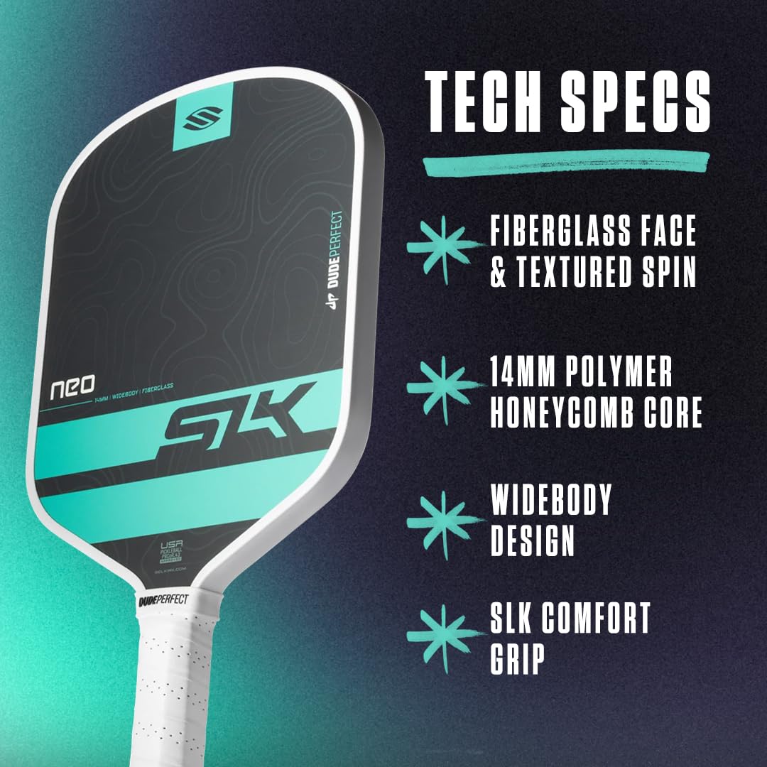 Selkirk Sport SLK Pickleball Paddles Set of 2 | Designed in The USA | Choose The SLK Neo Graphite, SLK Neo Fiberglass Pickleball Set or SLK Atlas Pickleball Bundle