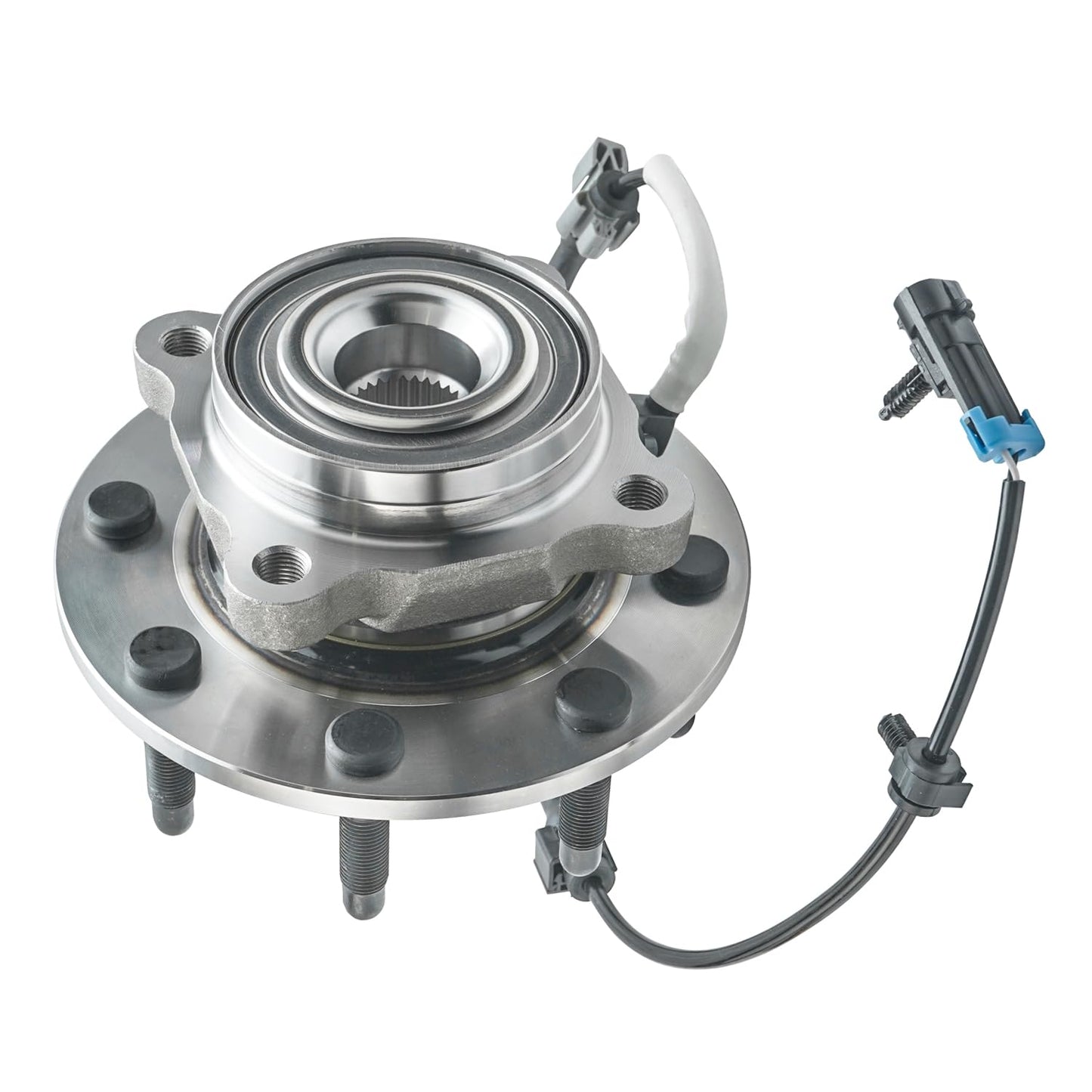 Detroit Axle - 4WD Front Wheel Bearing Hub for Ford F-250 F-350 Super Duty 2011-2016, Replacement 2012 2013 2014 2015 F-250 F-350 Super Duty (SRW Models) Wheel Bearing and Hub Assembly