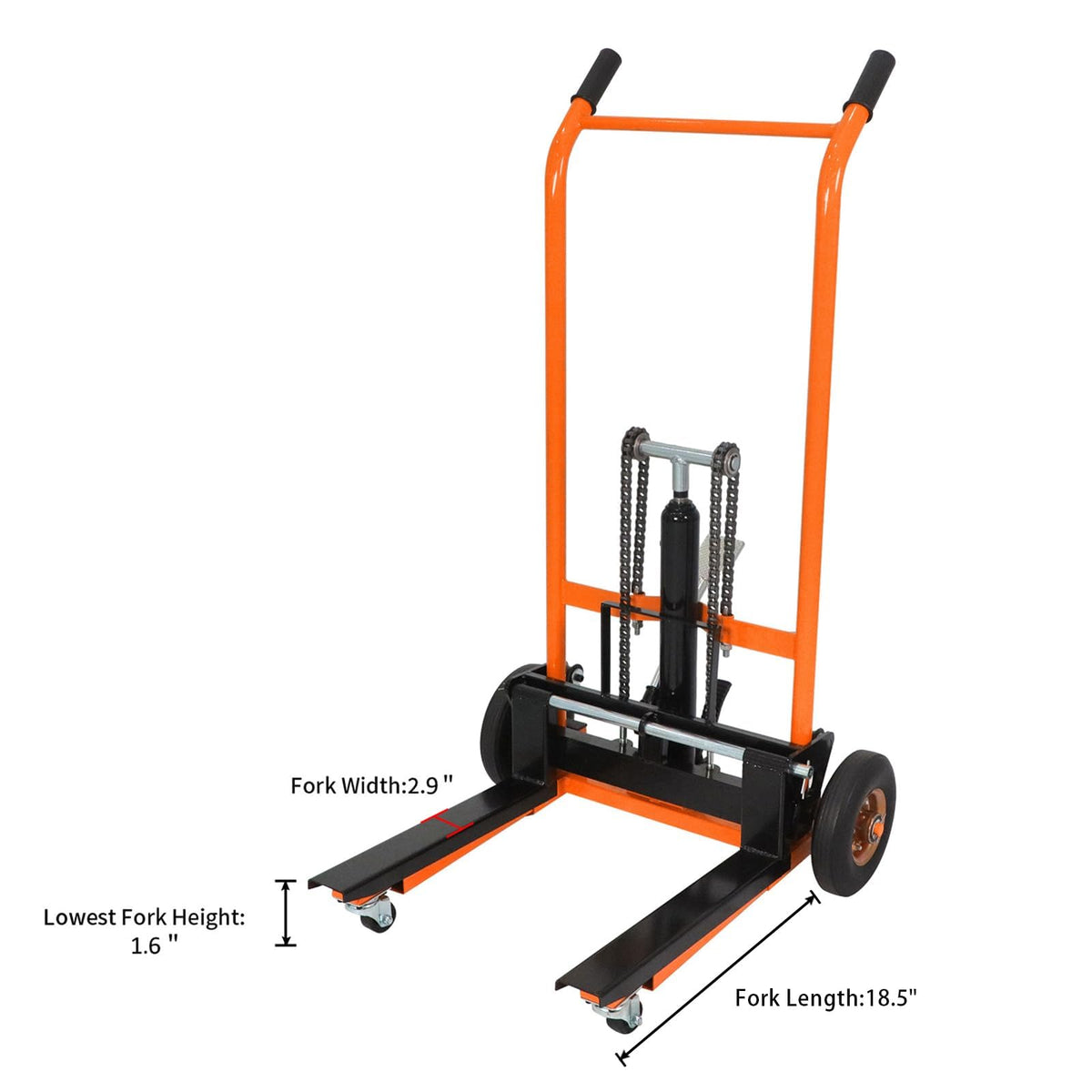 Tory Carrier Winch Stacker, 330 lbs Capacity, 40.5" Lifting Height