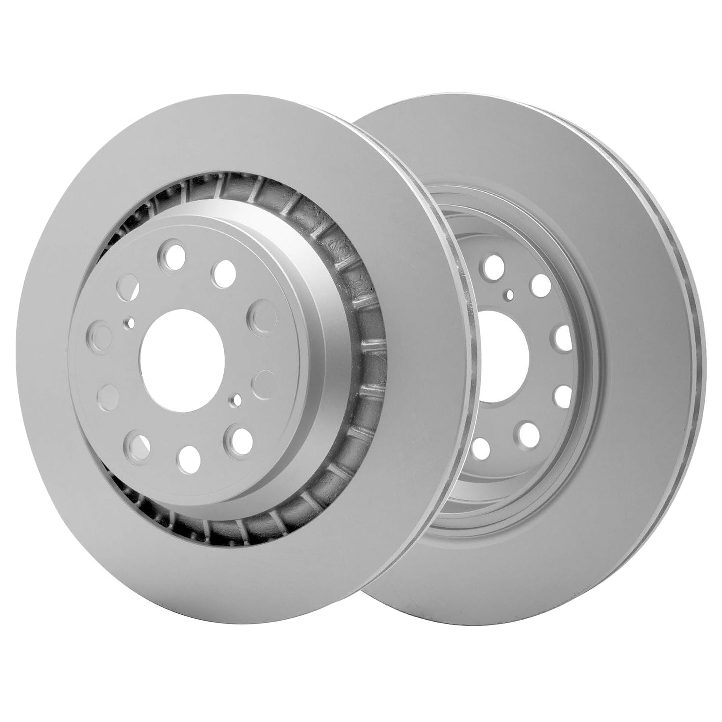 Detroit Axle - 8pc Brake Kit for 2016-2021 Honda Civic, Disc Brake Rotors Ceramic Brakes Pads with Hardware 2017 2018 2019 2020 Replacement : 11.10" inch Front and 10.24" inch Rear Rotor