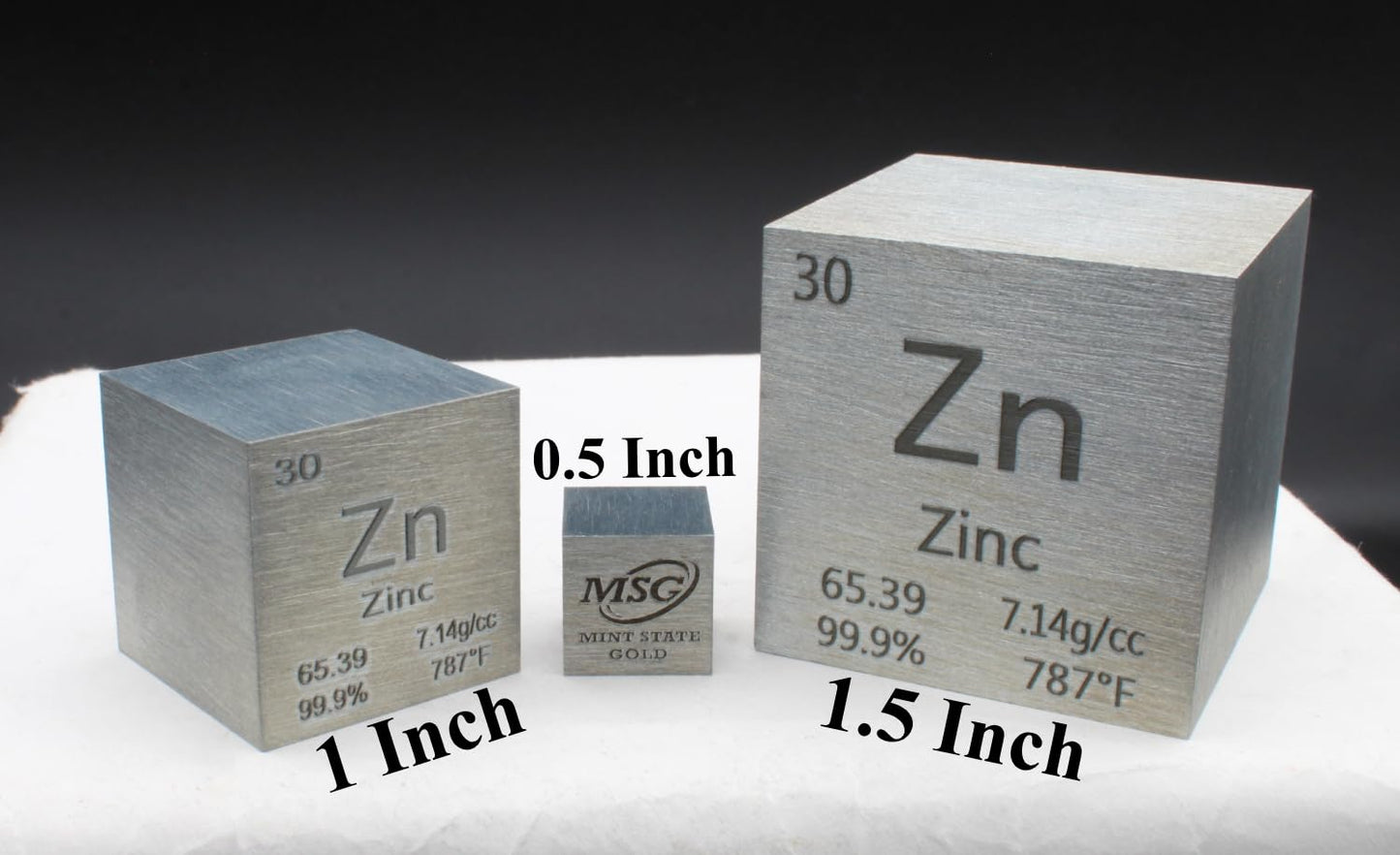 99.95% Pure 1" Inch Copper Cube - Element Design with Certificate of Authenticity