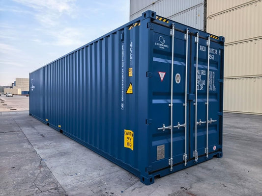 Industrial-Grade High Cube Shipping Container - New for Secure Transport, Spacious Storage, and Versatile Construction Solutions | Robust Metal Container for Shipping, Warehousing (40FT HC)
