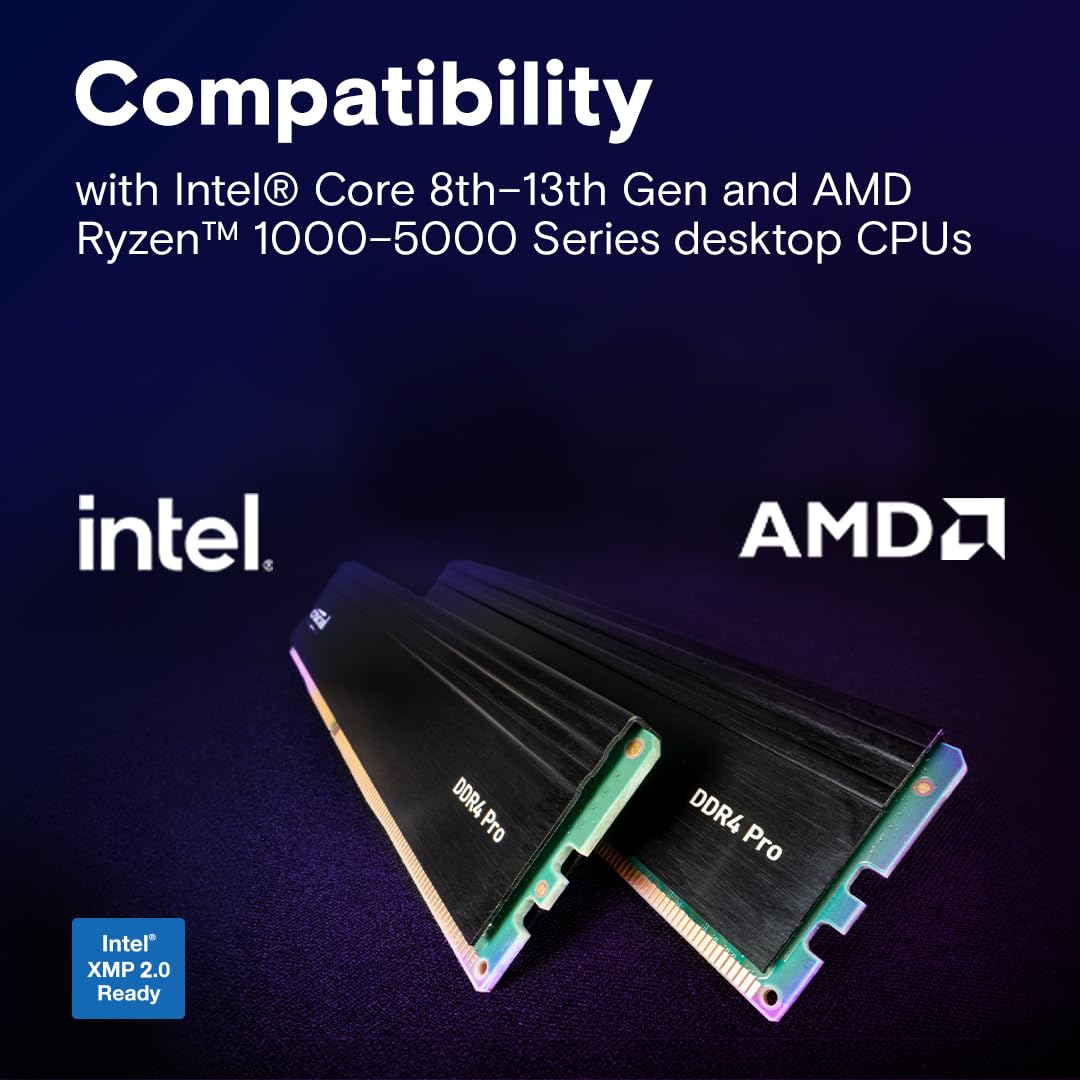 Crucial 32GB DDR4 RAM Kit (2x16GB), 3200MHz (PC4-25600) CL22 Desktop Memory, UDIMM 288-Pin, Downclockable to 2933/2666MHz, Compatible with Intel and AMD Ryzen - CT2K16G4DFRA32A