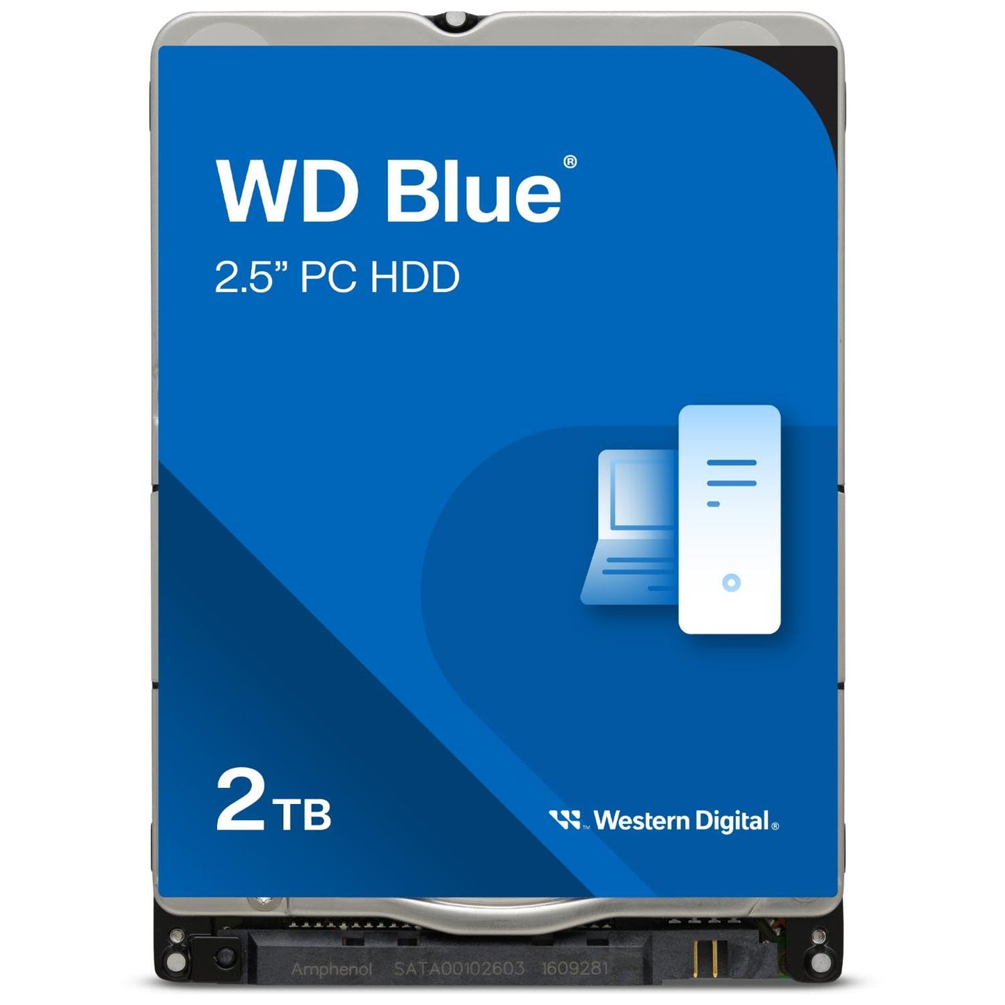 Western Digital 8TB WD Blue PC Internal Hard Drive HDD - 5640 RPM, SATA 6 Gb/s, 256 MB Cache, 3.5" - WD80EAAZ