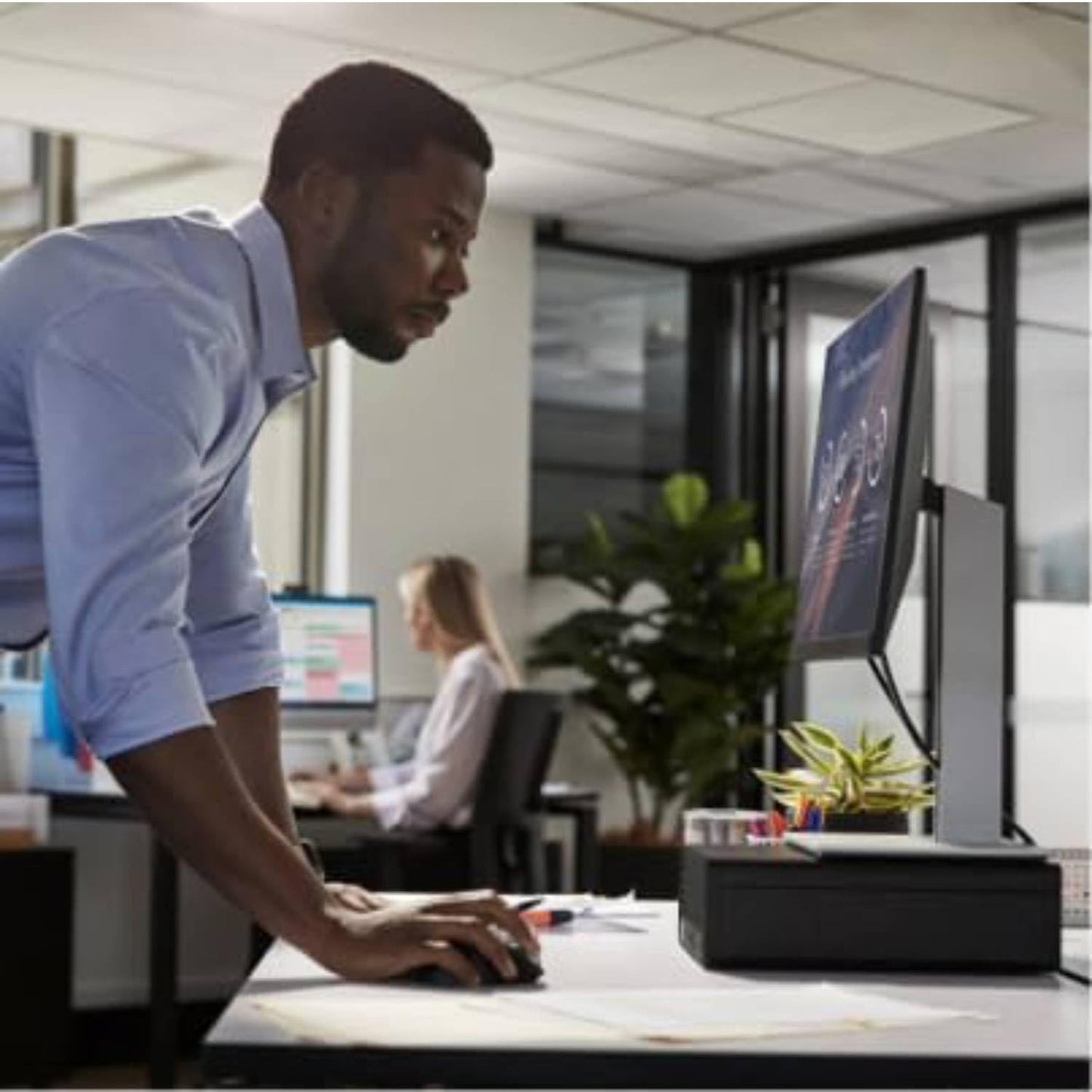 HP 2025 Elite 805 Mini PC Desktop Computer, AMD Ryzen 5 (Beat i7-11700T), Ultra-Quiet Design, 16GB RAM, 512GB PCIe SSD, Dual 4K Display Support, USB-C, Wi-Fi 6, Keyboard & Mouse, Windows 11