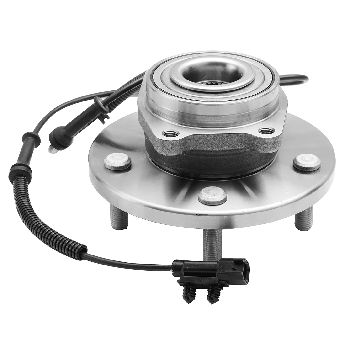 Detroit Axle - 4WD Front Wheel Bearing Hub for Ford F-250 F-350 Super Duty 2011-2016, Replacement 2012 2013 2014 2015 F-250 F-350 Super Duty (SRW Models) Wheel Bearing and Hub Assembly