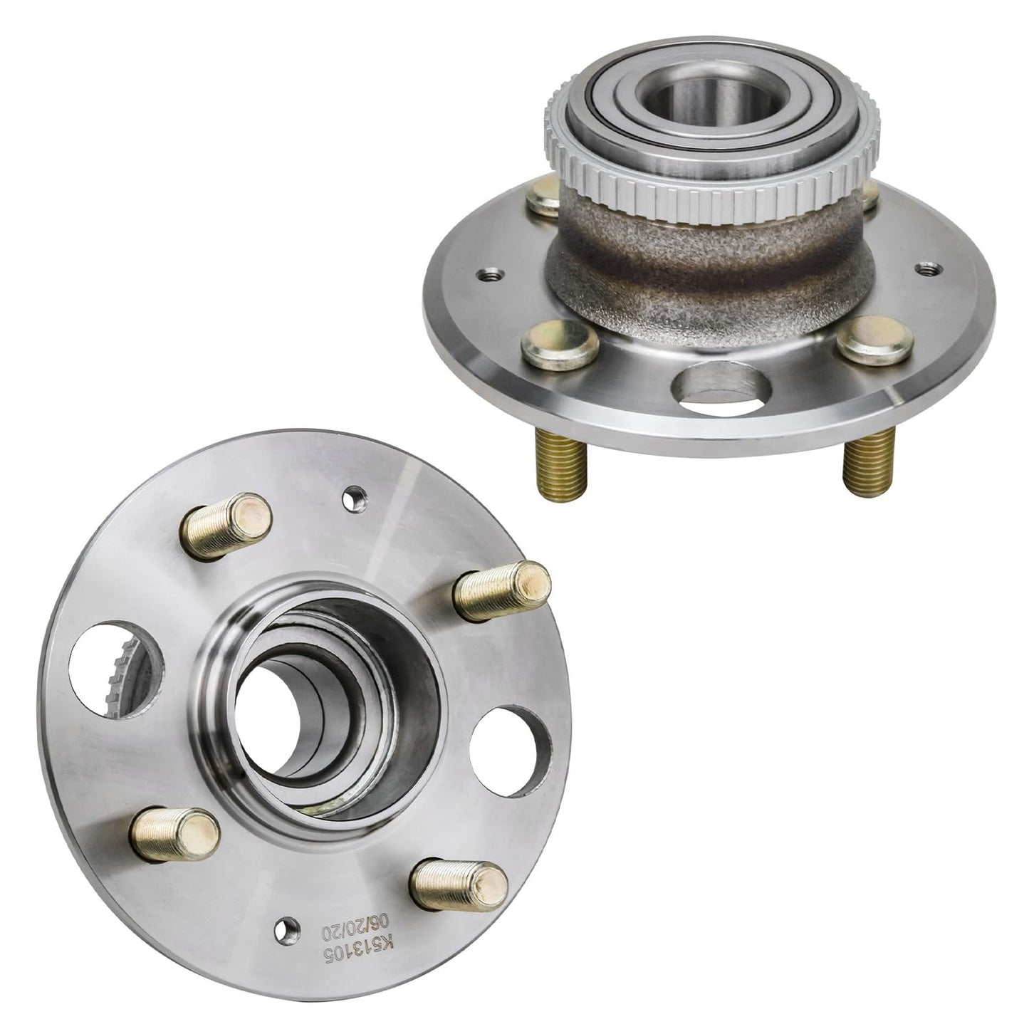 Detroit Axle - 2pc Front Wheel Bearing Hubs for 00-13 Chevy Impala Monte Carlo, 97-08 Pontiac Grand Prix, 06-11 DTS, 05-09 Buick Lacrosse, 06-11 Lucerne, 00-05 Lesabre, Pair Wheel Bearings and Hubs
