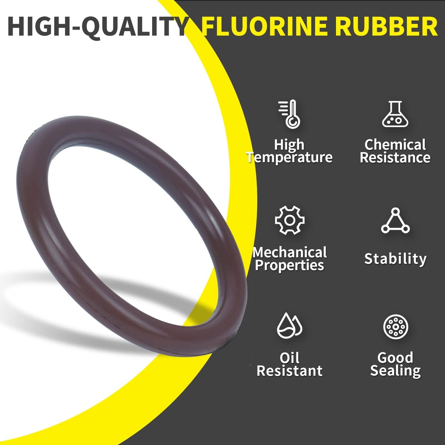 ZDBB 1010 Pcs Rubber O Rings Kit 22 Size Universal O-Ring Assortment Set for Automotive Faucet Pressure Washers Plumbing Sealing Repair,Air or Gas Connections,Resist Oil and Heat