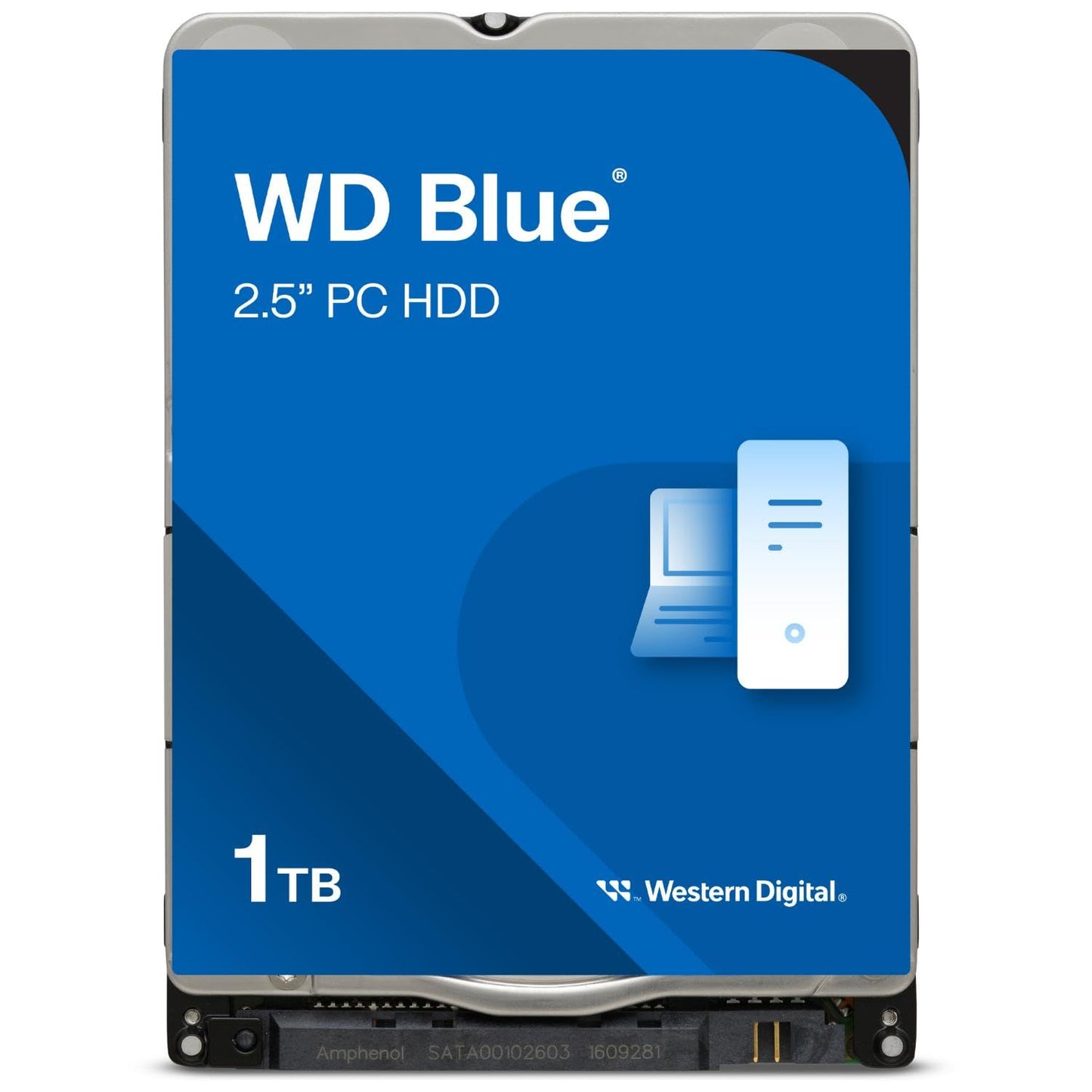 Western Digital 2TB WD Blue Mobile Hard Drive HDD - 5400 RPM, SATA 6 Gb/s, 128 MB Cache, 2.5" - WD20SPZX