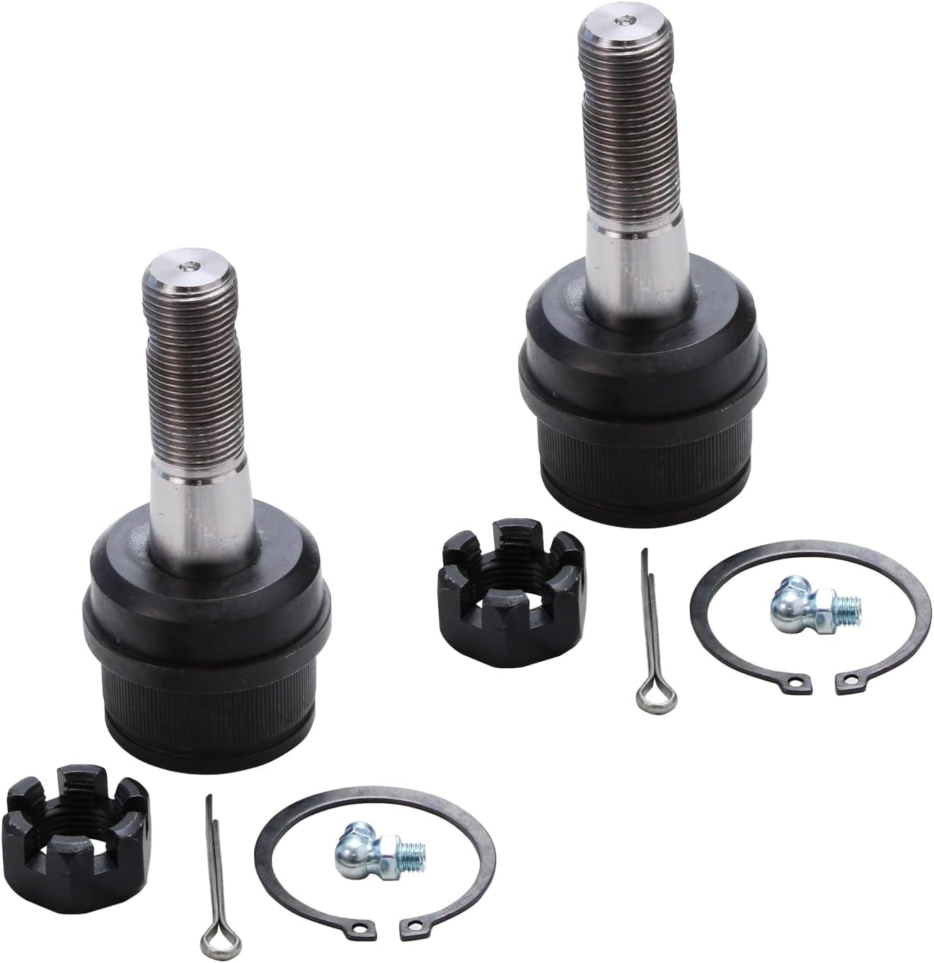 Detroit Axle - 4WD Front 9pc Suspension Kit for 05-16 Ford F-250 F-350 Super Duty 4 Ball Joints 2 Outer Tie Rods 1 Outer Steering Tie Rod at Pitman Arm 1 Adjustment Sleeve 1 Center Link Replacement