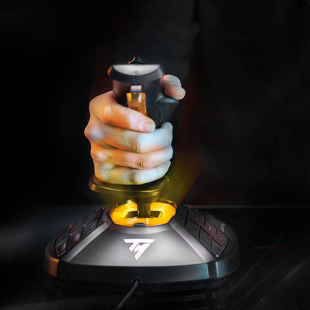Thrustmaster T16000M FCS Space Sim Duo Combat Flight Sim Joystick - PC | Dual Hall-Effect sticks, 32 programable buttons, weighted bases, 8-way hat switch, 4 axes, twist rudder, integrated throttle