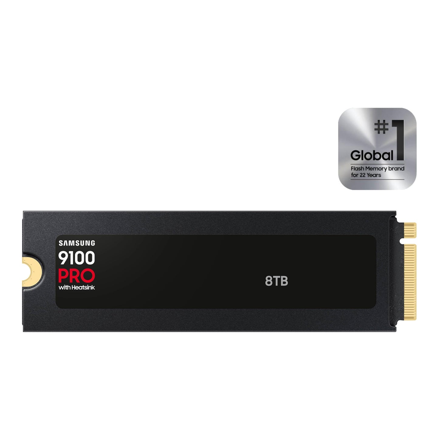 Samsung SSD 9100 PRO 2TB, PCIe 5.0x4 M.2 2280, Seq. Read Speeds Up to 14,700MB/s, Best for AI Computing, Gaming and Heavy Duty Workstations (MZ VAP2T0B/AM)