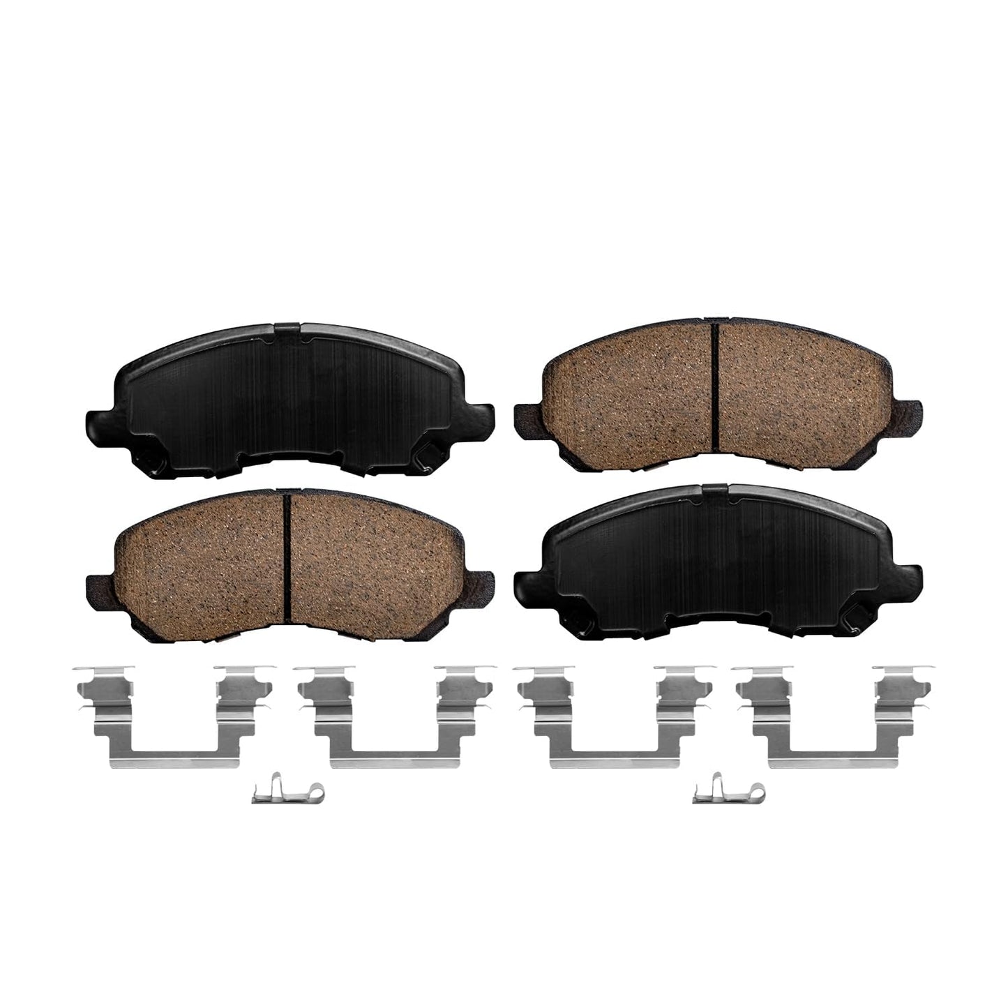 Detroit Axle - Front Brake Kit for 06-11 Honda Civic 2006 2007 2008 2009 2010 2011 Disc Brake Rotors Ceramic Brakes Pads Replacement Brake Kit