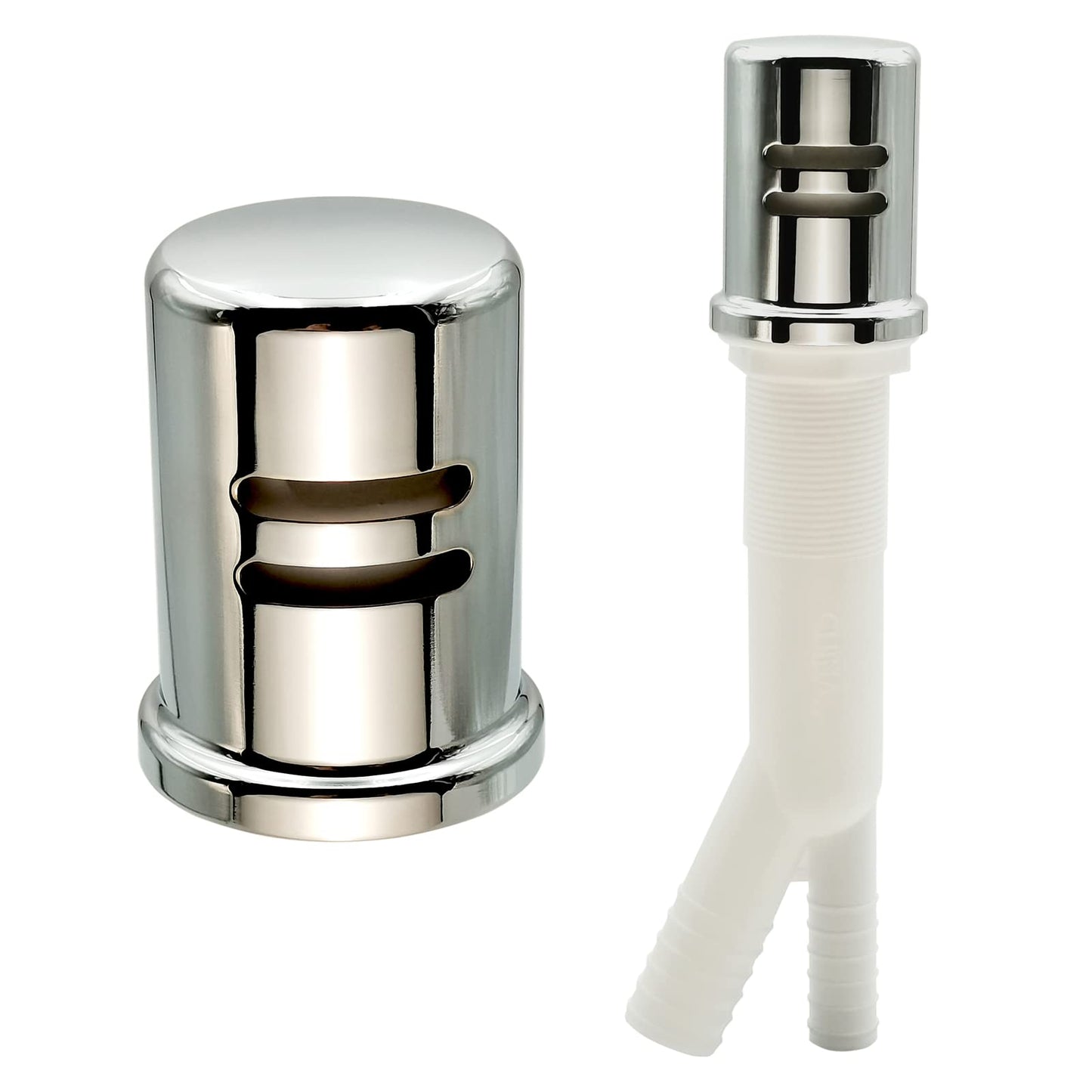Dishwasher Air Gap Cover Black only, Skirted, Replacement Black air gap dishwasher,Solid Brass,Matte Black Finish