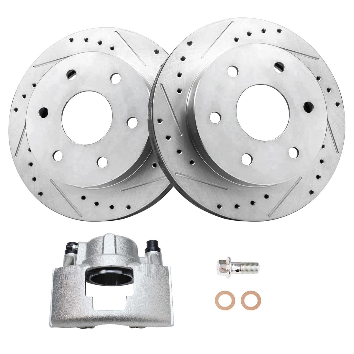 Detroit Axle - Front Brake Rotors for Chevrolet GMC Silverado Sierra