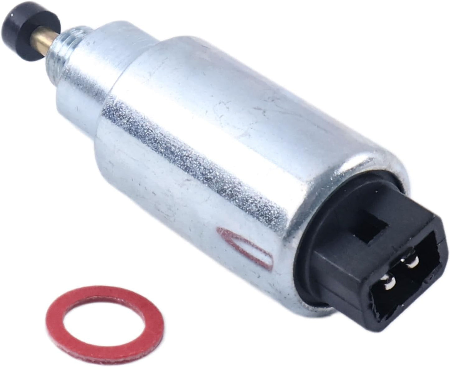 Carburetor Fuel Solenoid 699915 695423 for Briggs & Stratton Nikki Carb | with Rubber Tip; for 695423 699878 794572 799727 799728 796109 499161 496592 498231 Carburetors