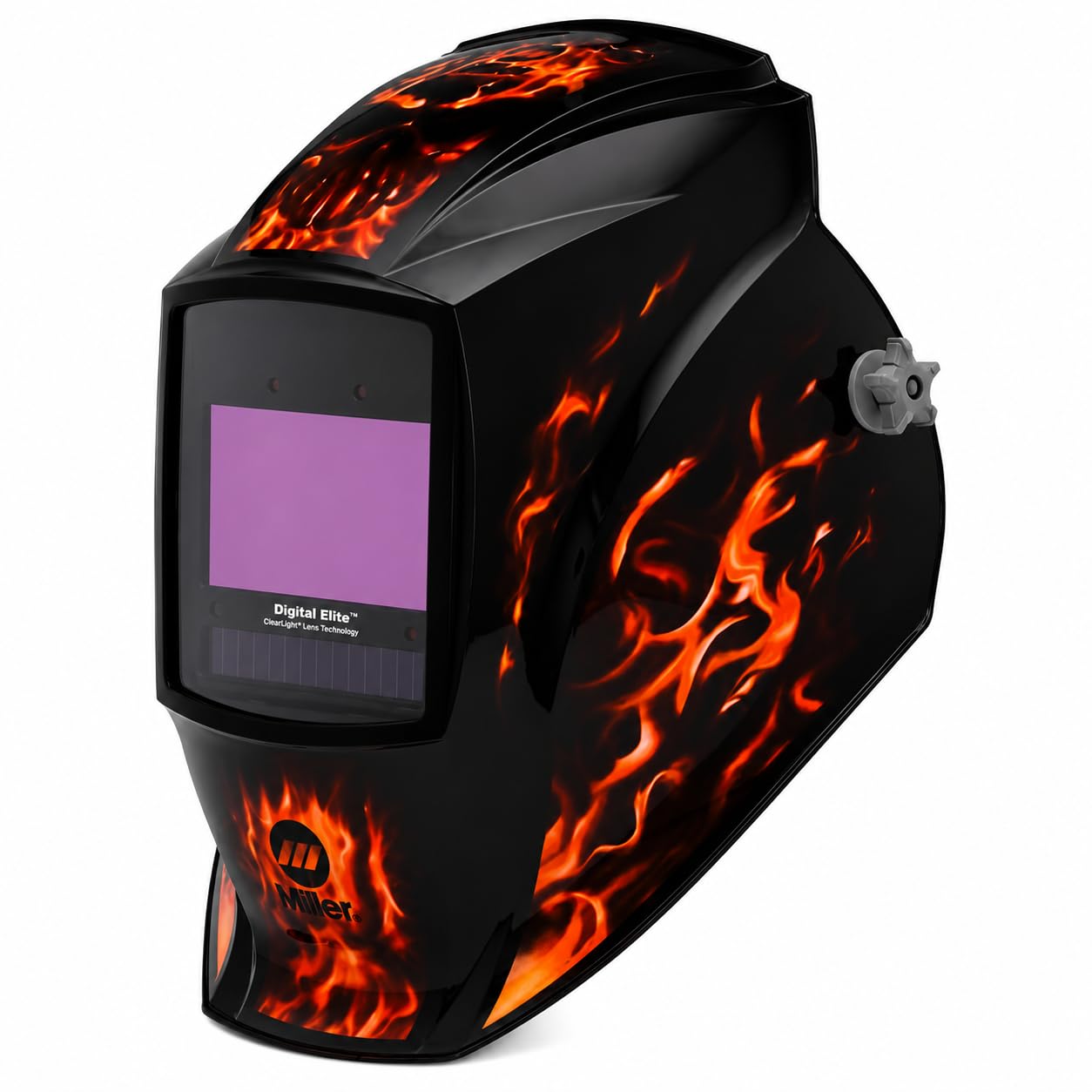 Miller Digital Elite™ Welding Helmet, ClearLight™ 4X Lens, Black (QR) | For welders who want the ultimate performance with a lightweight design; professional welding hood