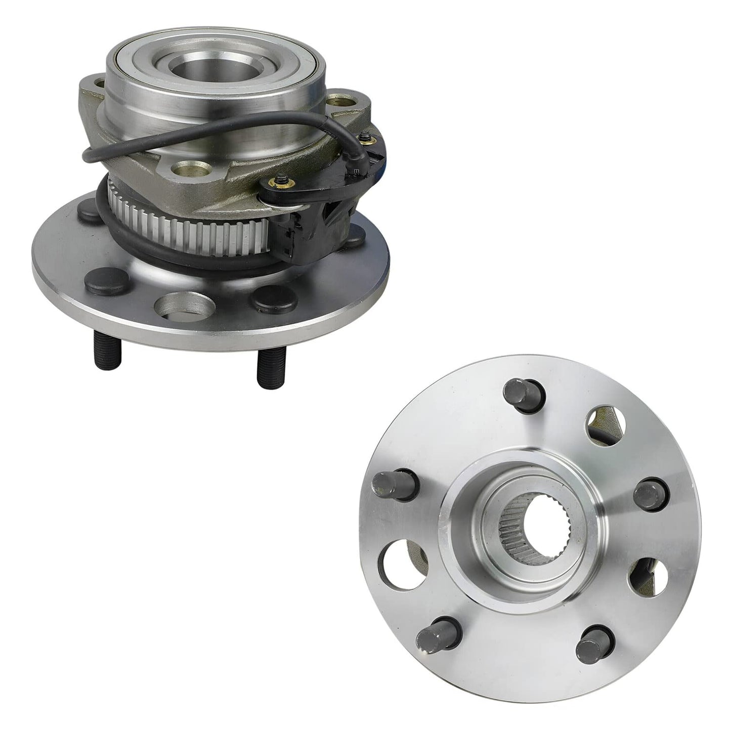 Detroit Axle - 2 Front Wheel Bearing Hub Assembly for Chevy Malibu 2013-2015 Impala 14-17, for Buick Lacrosse Regal 11-17 Cadillac XTS CTS 14-16, for GMC Terrain Equinox 10-17, 5 Lugs Replacement