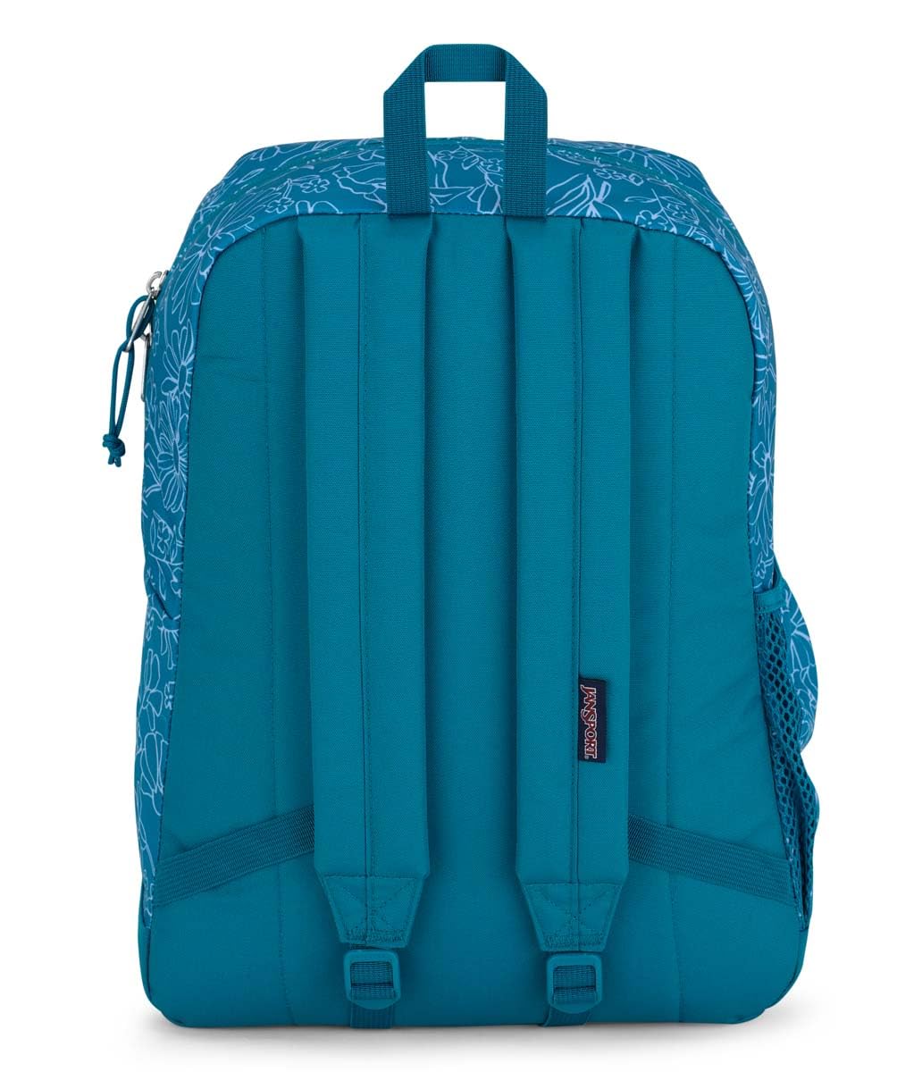JanSport Cross Town Plus Backpack - Large Main Compartment, Side Water Bottle Pocket, 15-Inch Padded Laptop Sleeve - Black