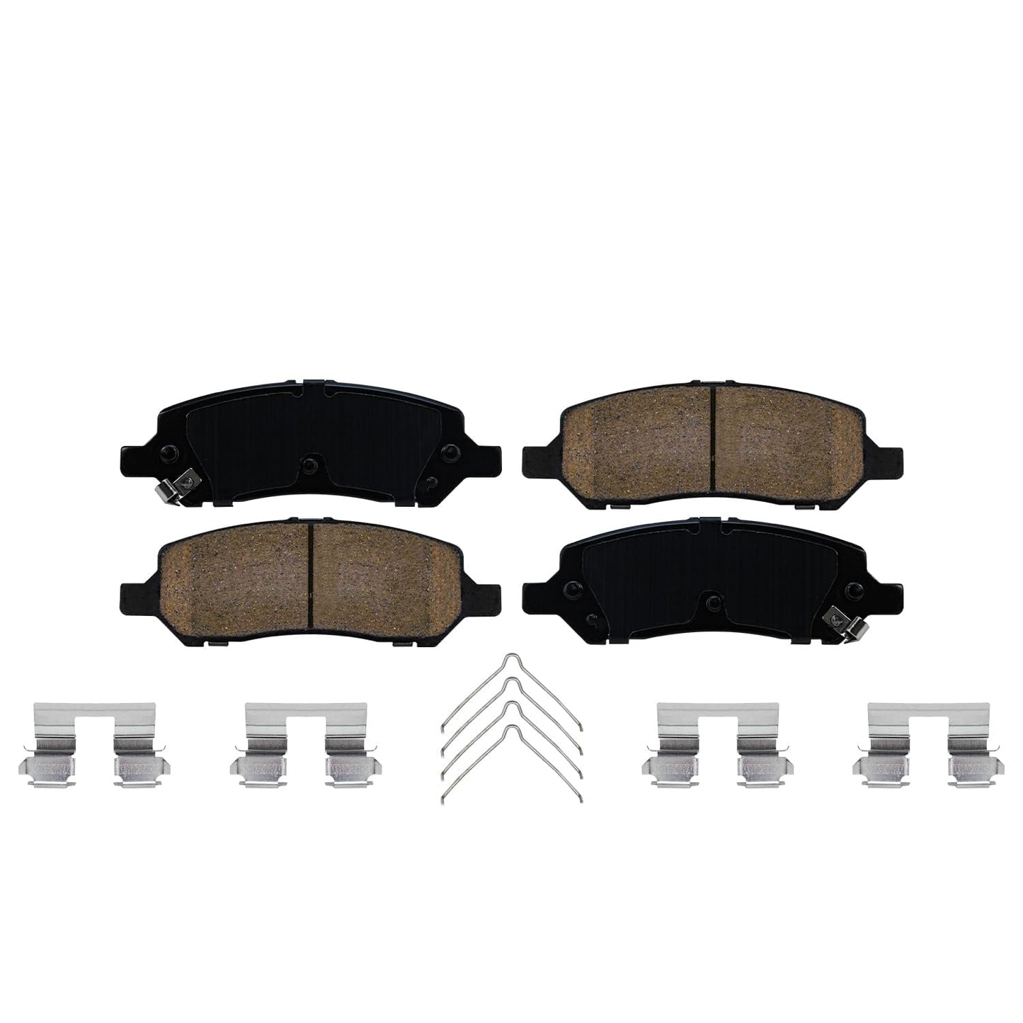 Detroit Axle - Brake Kit for Dodge Avenger Caliber Jeep Patriot Compass Chrysler 200 Sebring Replacement Disc Brake Rotors Ceramic Brakes Pads 5 Lugs: 11.57" inch Front and 10.31" inch Rear Rotors