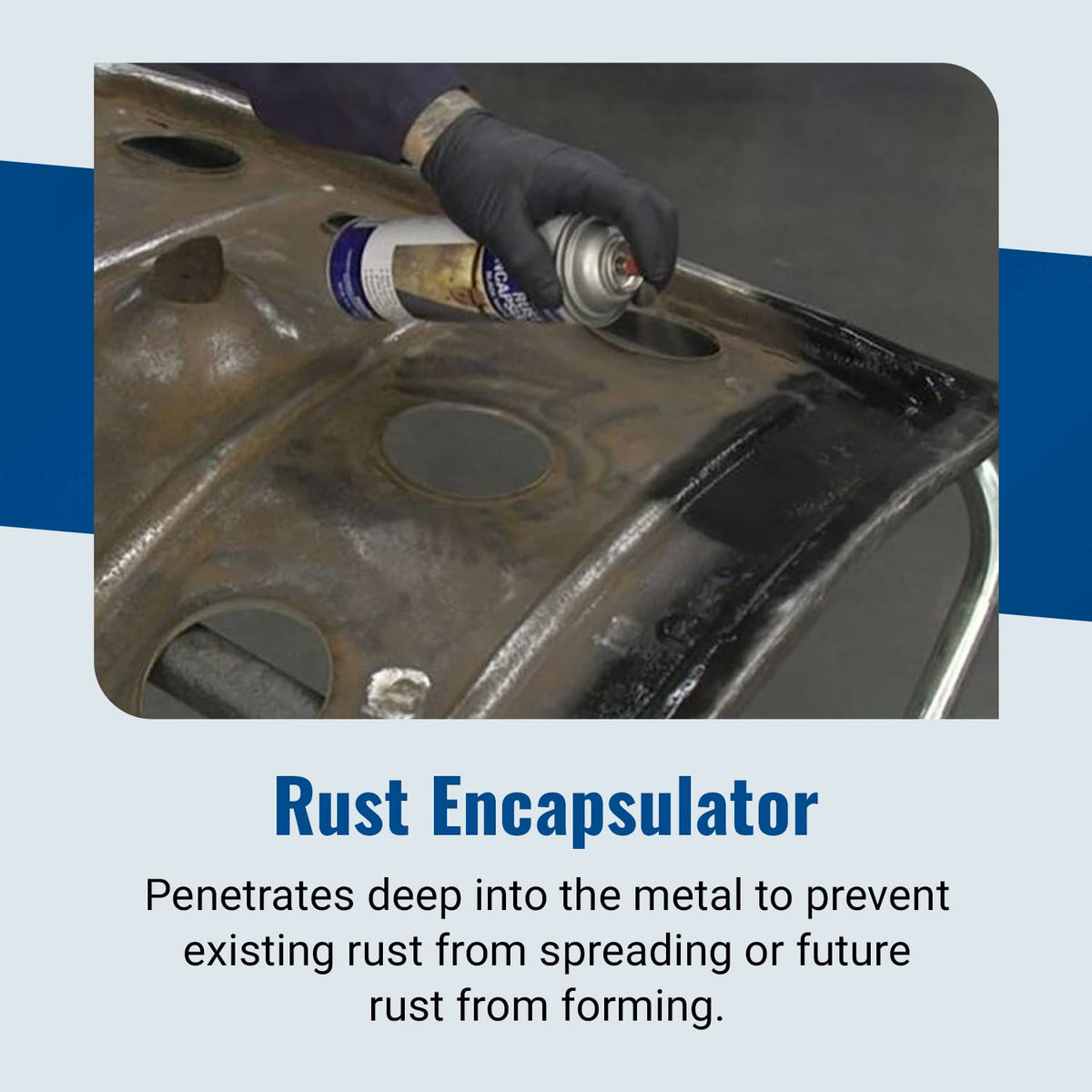 Eastwood Rust Encapsulator Aerosol | Quick Drying with UV Resistance and Heat Resistance up to 400 Degrees Fahrenheit | 15 Oz, Black | 2 Pack