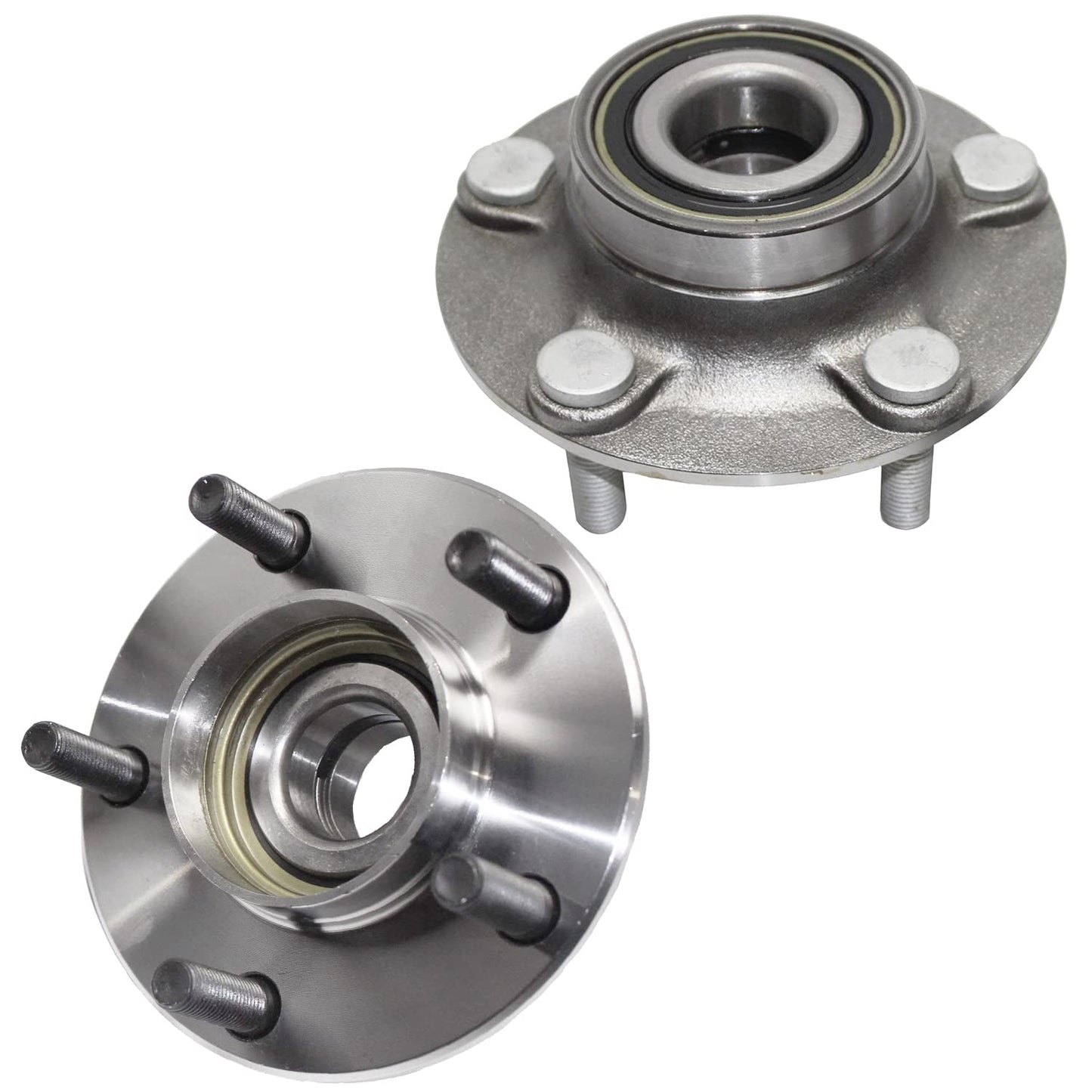 Detroit Axle - Pair 2WD Front Wheel Bearing Hub Assembly for 99-06 Chevy Silverado Sierra 1500, 00-06 Suburban 1500 Tahoe Yukon GMC Yukon XL 1500, 02-06 Cadillac Escalade 6 Lugs [with ABS]