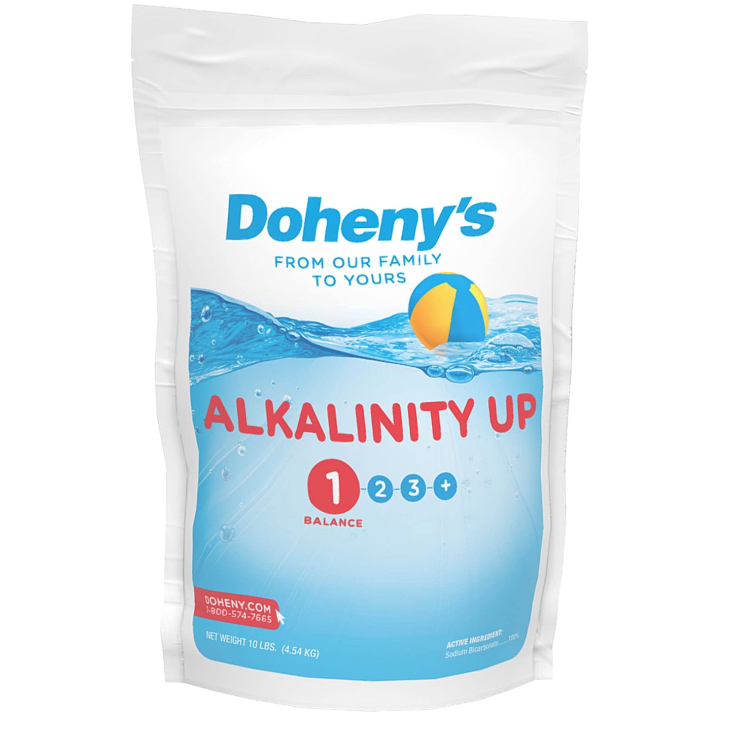 Doheny's Alkalinity Up | Pool Alkalinity Increaser | Raises Total Alkalinity & pH | Water Balancer | Fast Acting | Reduces Corrosion | Proudly Made in USA | 25 lb