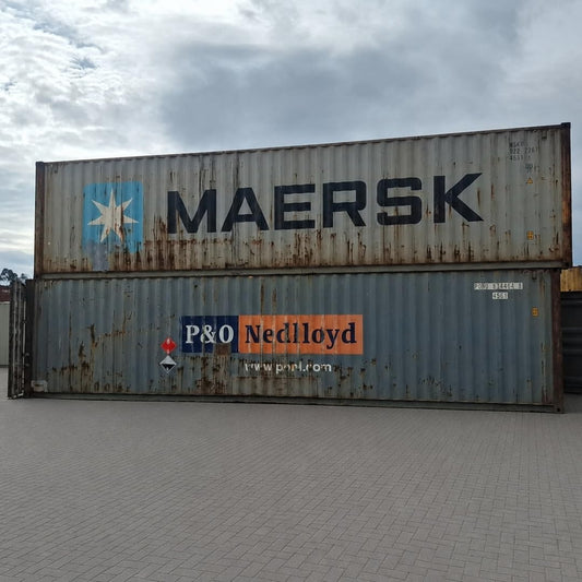 Econtainers 40ft Used Shipping Container – Steel Cargo Storage Unit | Variable Condition | For Storage, Construction, Agriculture & Logistics
