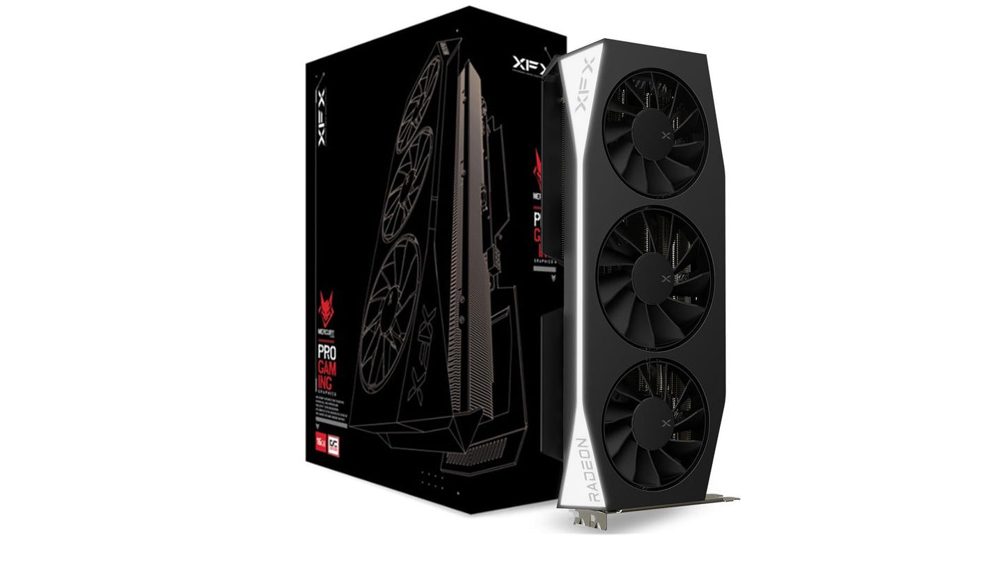 XFX Quicksilver AMD Radeon RX 9070XT Gaming Edition with 16GB GDDR6 HDMI 3xDP, RDNA 4 RX-97TQICKBA, Graphics Card, Compatible with Desktop PCs