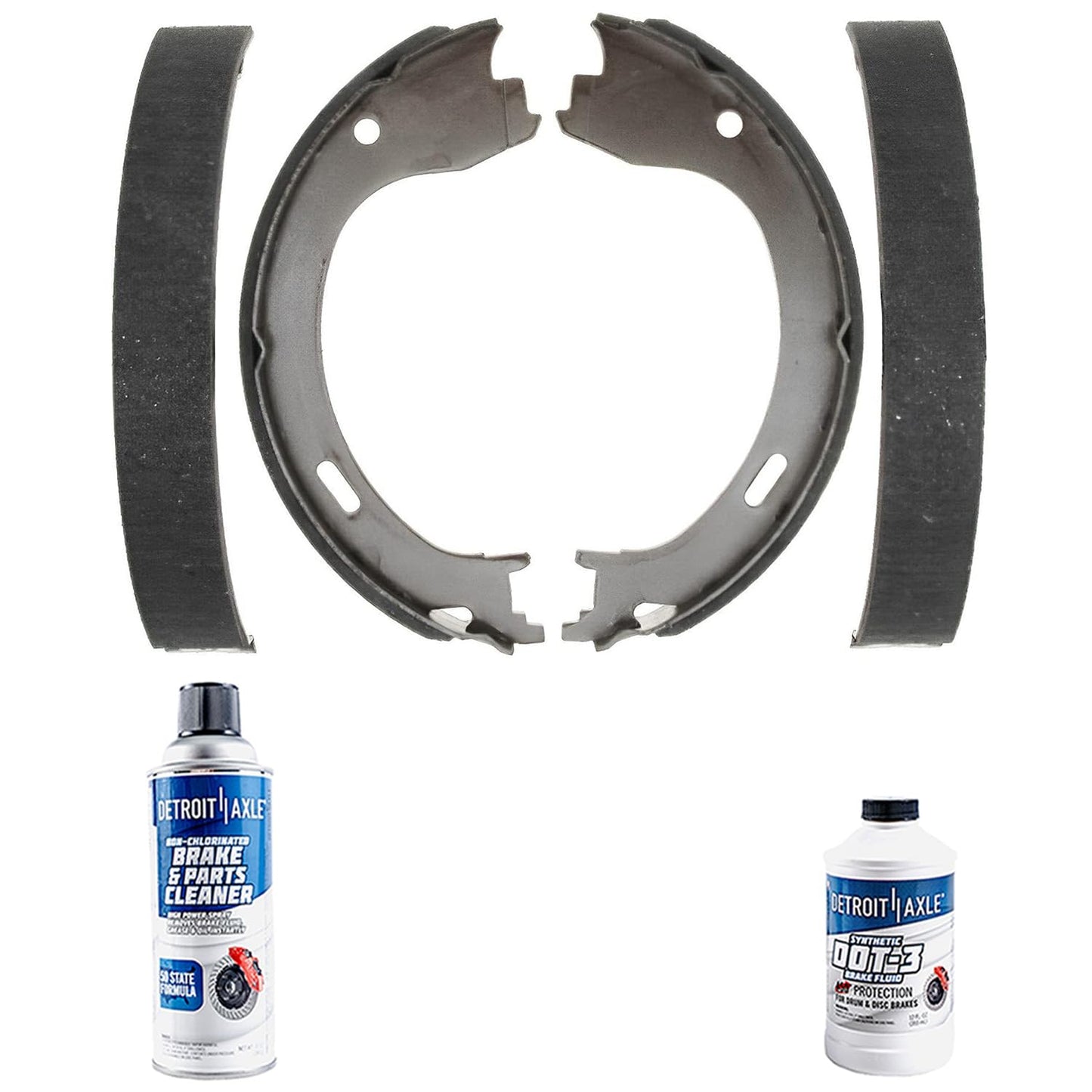 Detroit Axle - Rear Brake Kit for 2009-2019 Toyota Corolla 2010 2011 2012 2013 2014 2015 2016 2017 2018 Brake Drums Brakes Shoes Rear Replacement
