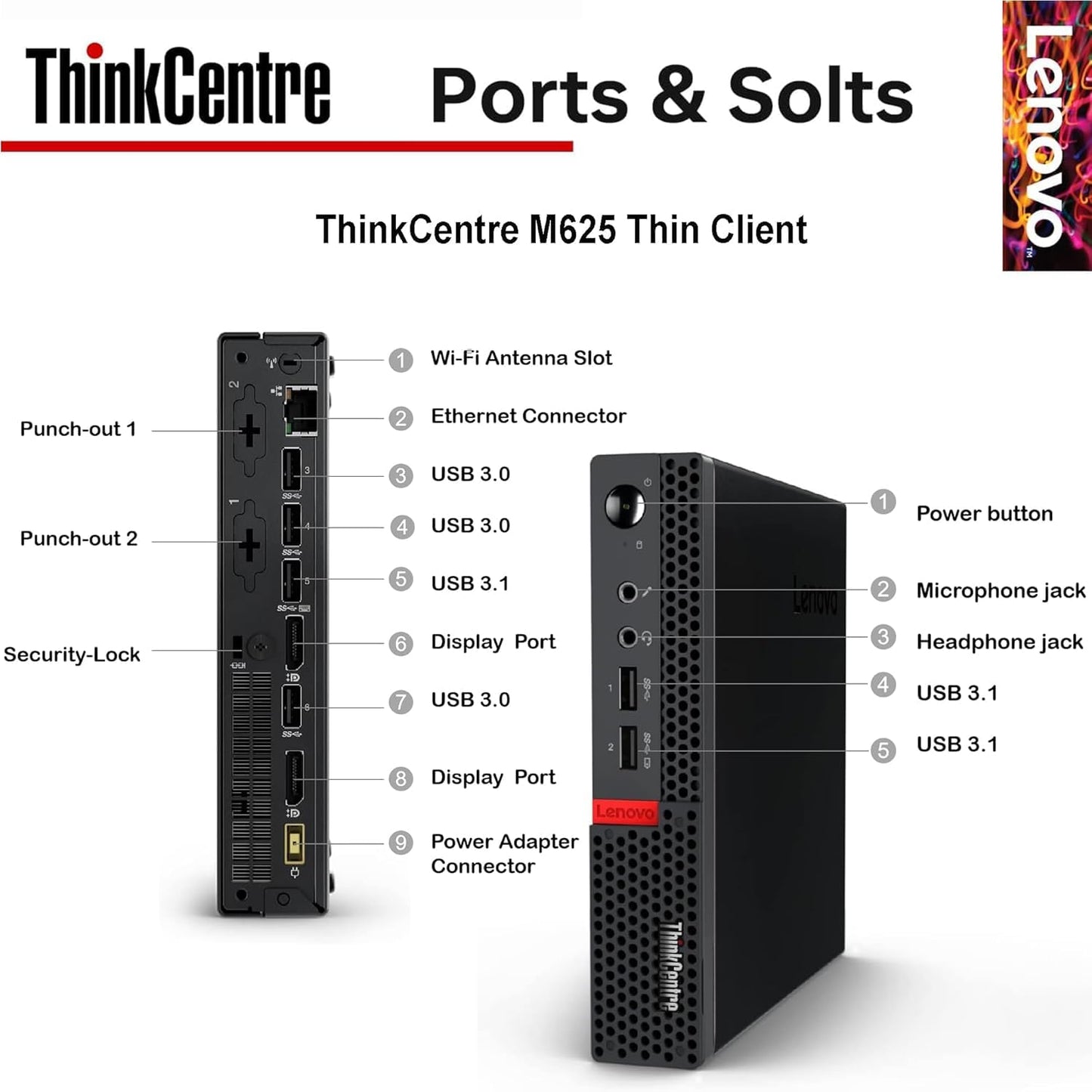 Lenovo ThinkCentre Micro Desktop, 16GB RAM, 1TB SSD Drive, AMD Processor & Graphics, Dual-Display Support, Wi-Fi, Bluetooth, USB, RJ-45, Home-Friendly, Business-Grade, Windows 11 Pro