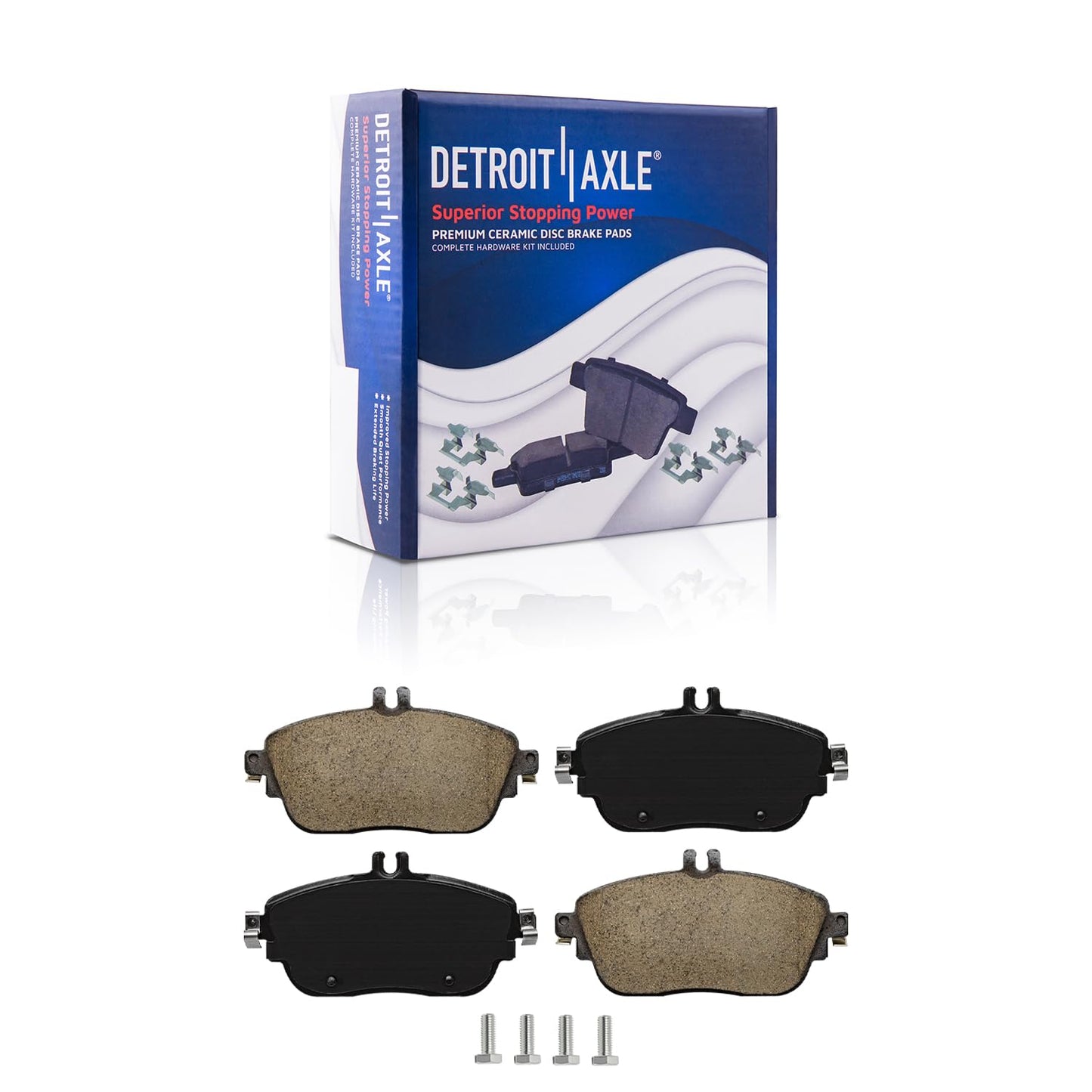 Detroit Axle - Front Brake Kit for Chrysler 300 Dodge Challenger Charger Magnum Replacement Disc Brakes Rotors and Ceramic Brake Pads : 12.6" inch Rotor
