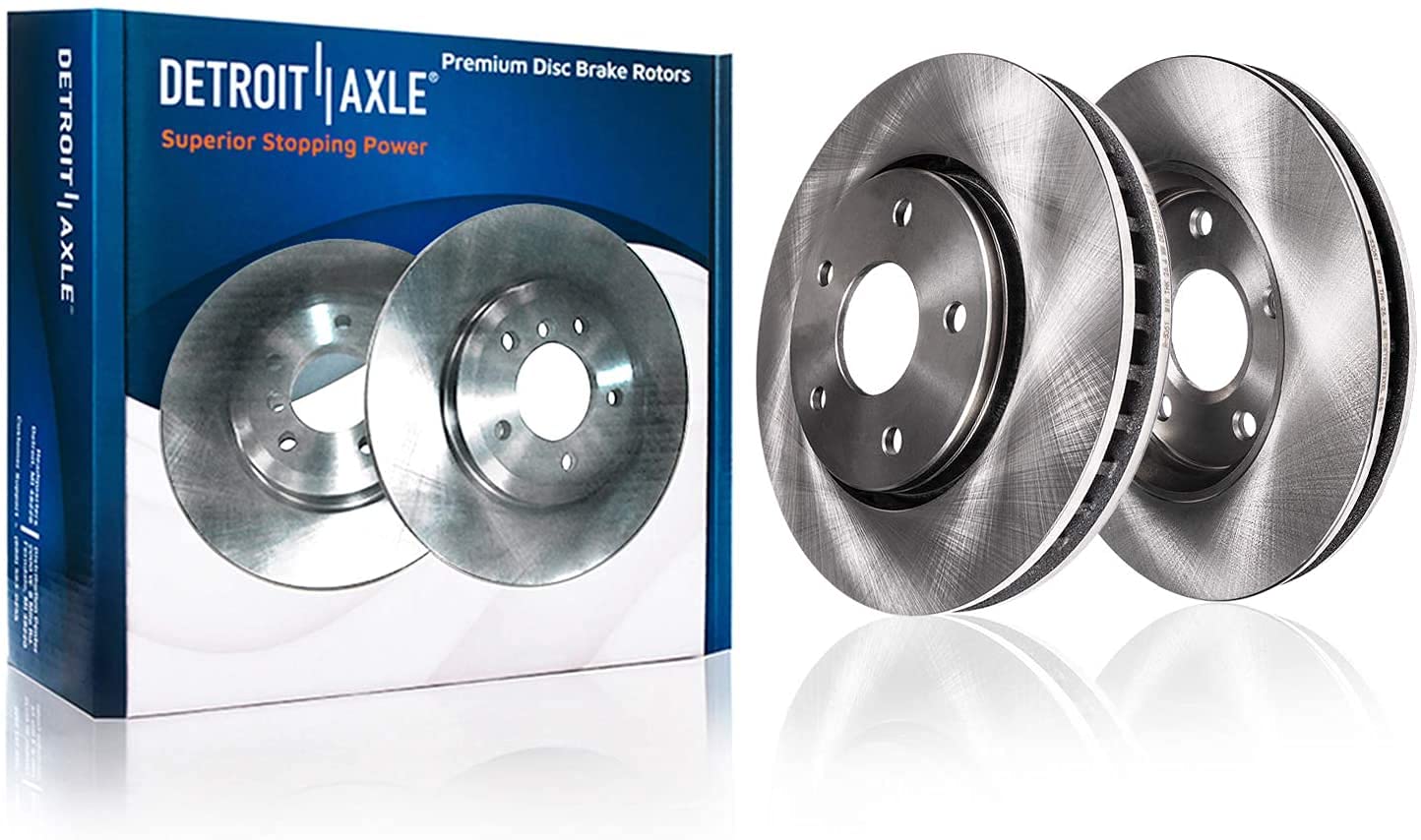 Detroit Axle - Rear Brake Kit for Nissan Altima Maxima Juke Sentra Disc Brake Rotors and Ceramic Brakes Pads Replacement: 11.46" inch Rotor