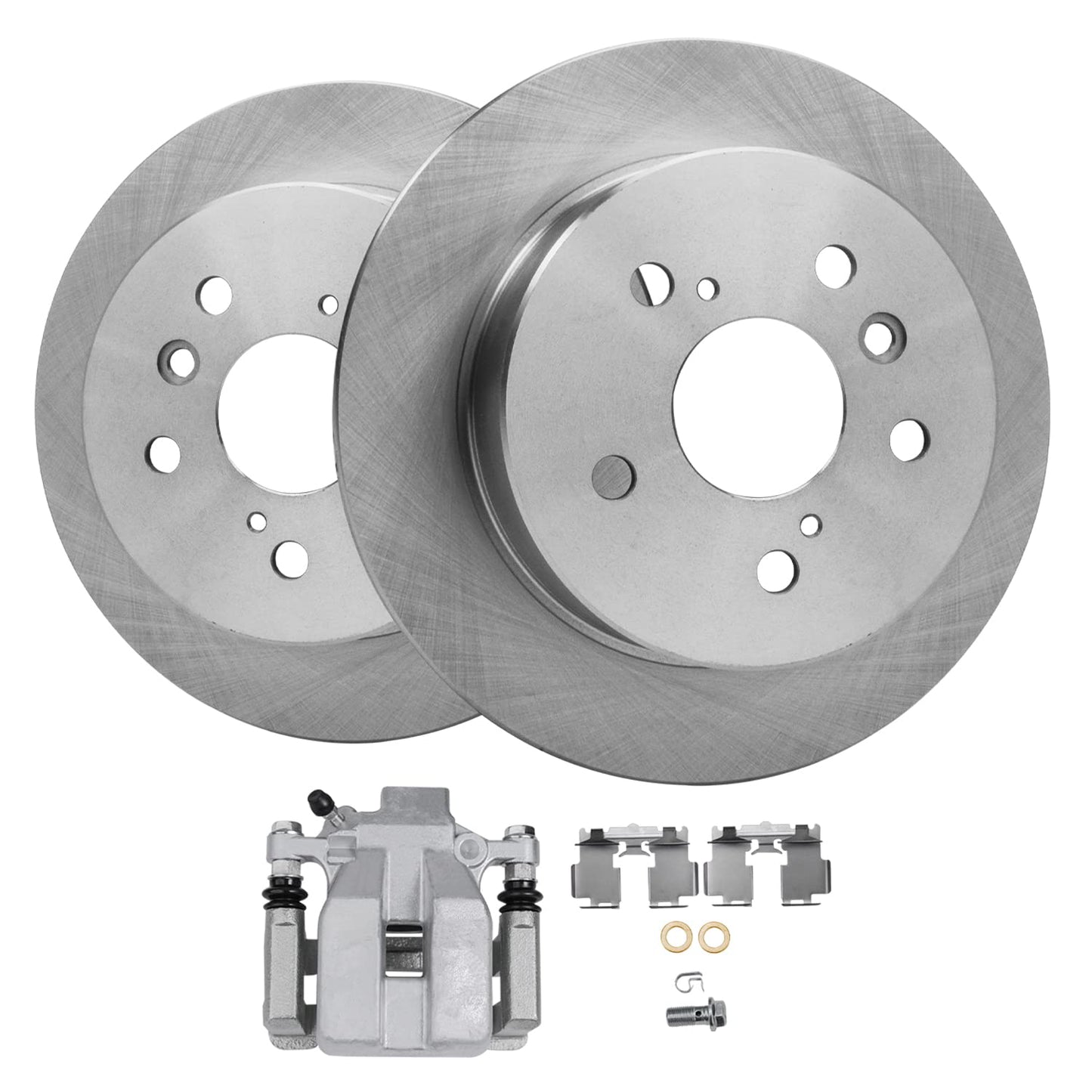 Detroit Axle - Front Brake Kit for Chevy GMC Silverado Sierra Suburban Savana Express Yukon XL 1500 Tahoe Avalanche Escalade ESV EXT XTS Brake Rotors Ceramic Brakes Pads : 12.99" inch Rotor