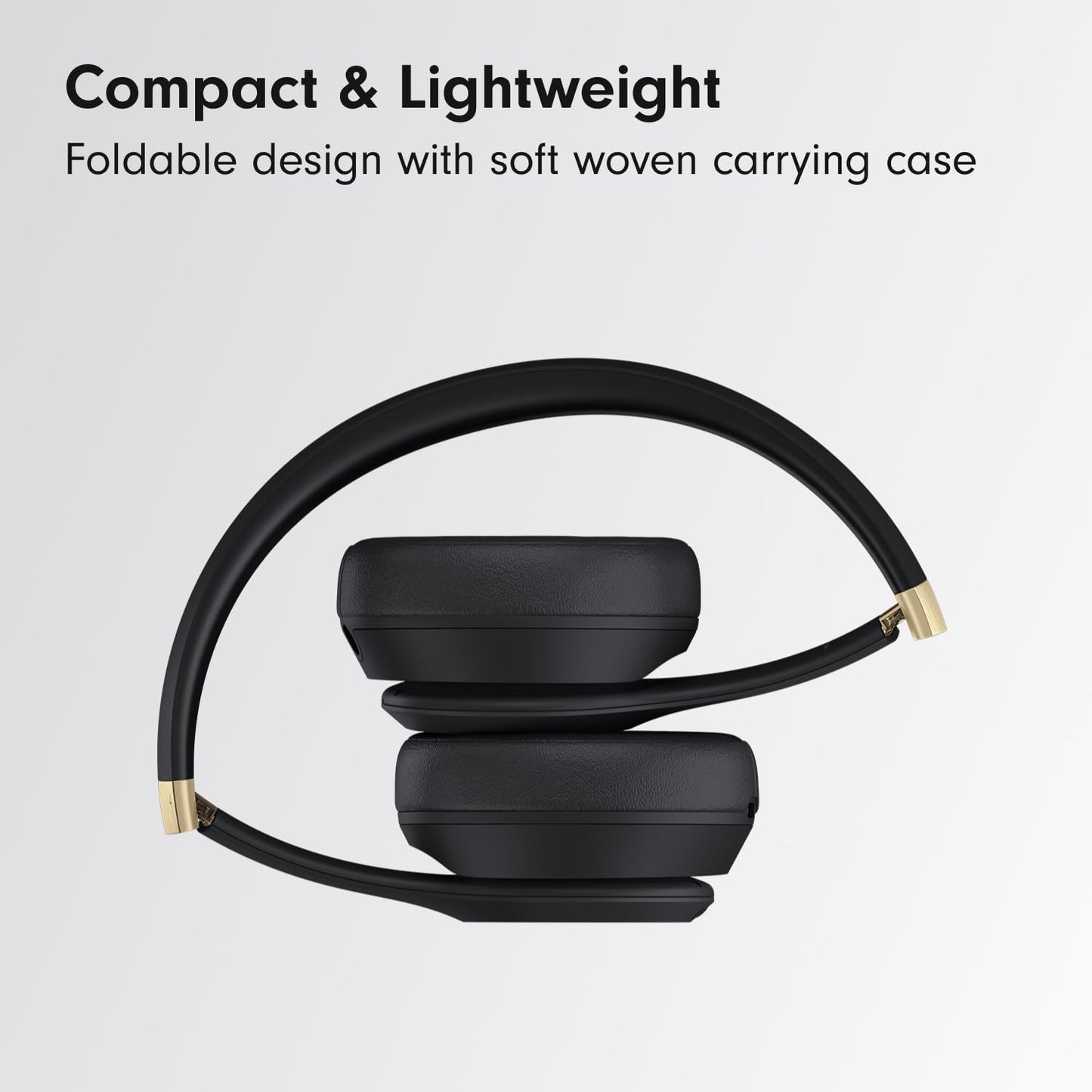 Beats Solo 4 - Wireless On-Ear Bluetooth Headphones, Up to 50-Hour Battery Life, Ultra-Lightweight Comfort, Powerful and Balanced Sound, Apple & Android Compatible - Matte Black