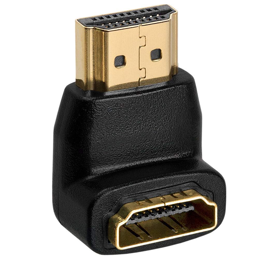 Cmple 10 Pack Micro HDMI Male to HDMI Female Adapter, Gold Plated, Compact Size